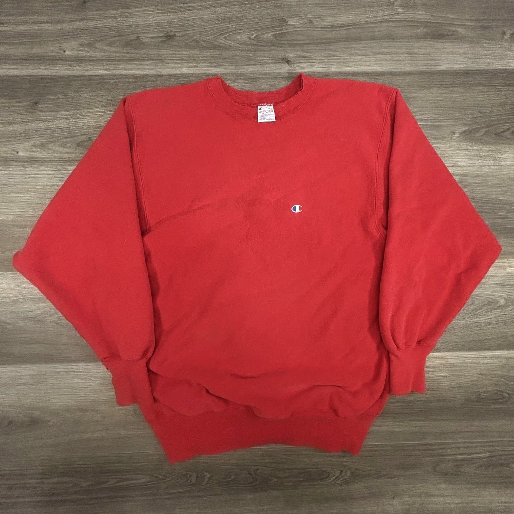 Champion VINTAGE Champion Sweatshirt Mens 2XL Red Reverse Weave Crewneck Made in USA Size US XXL / EU 58 / 5 - 2 Thumbnail
