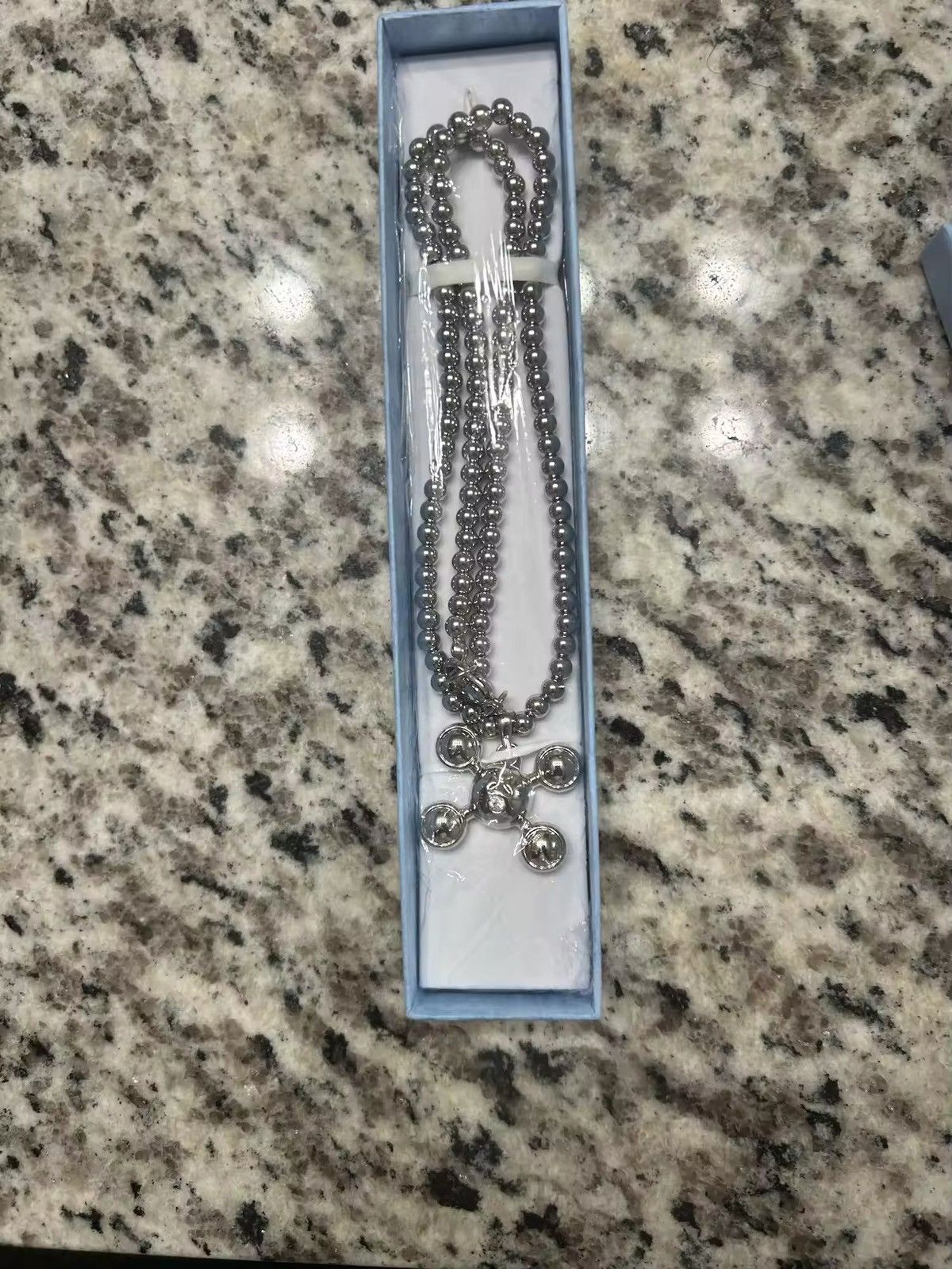 Jewelry Harajuku Quadangle Ball Pendant Necklace Y2K Size ONE SIZE - 4 Thumbnail