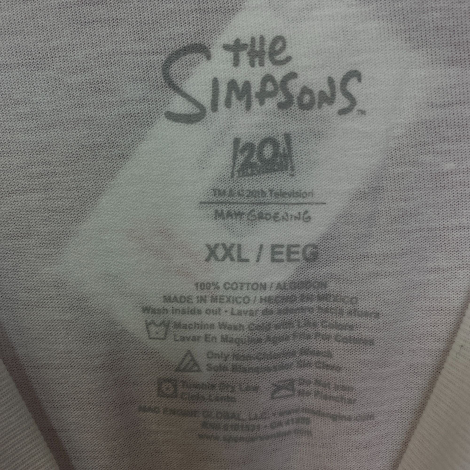 The Simpsons The Simpsons Bart Simpson Buzz Cola Krusty Burger Graphic T- Size US XXL / EU 58 / 5 - 4 Thumbnail