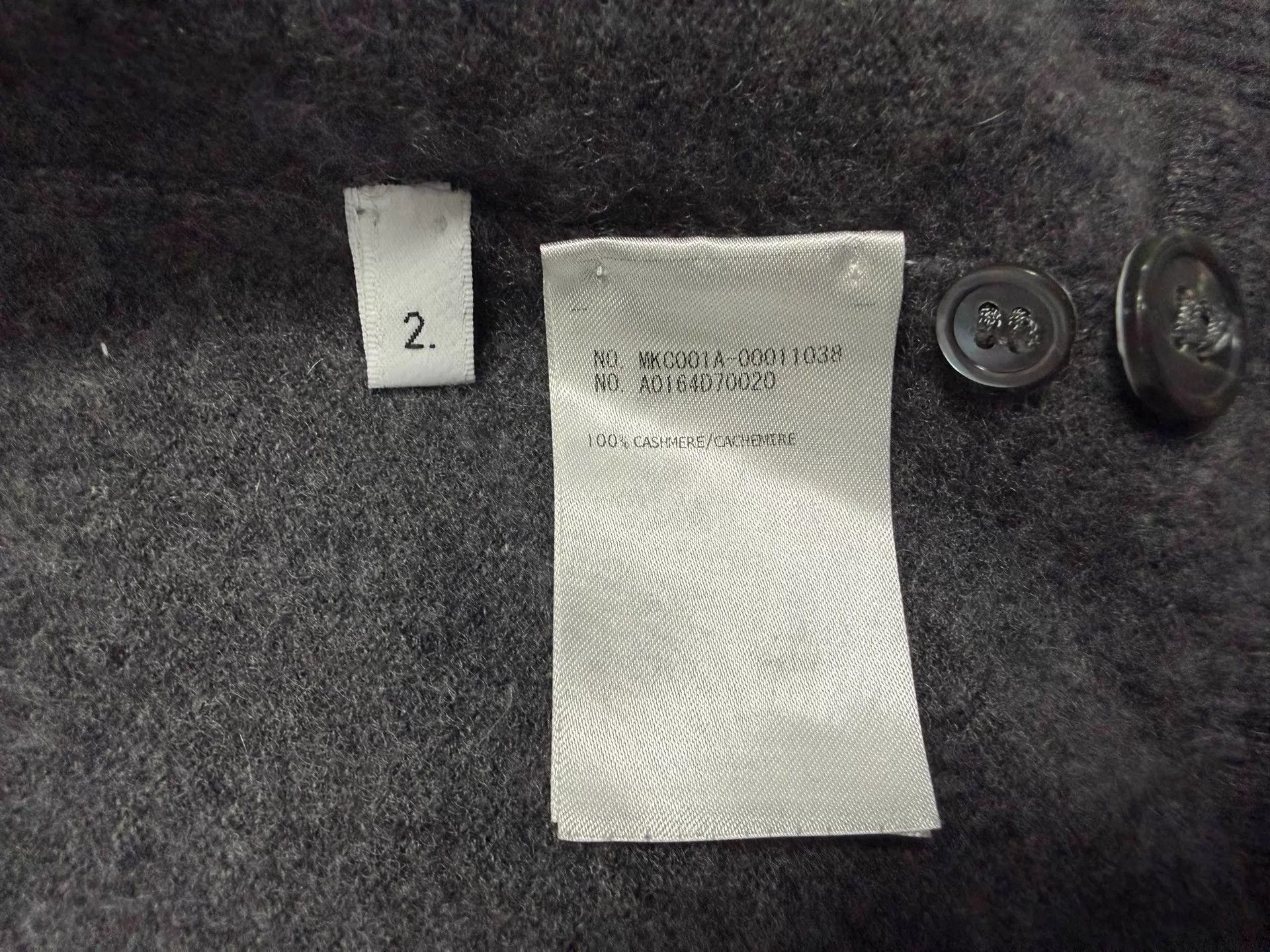 Thom Browne Thom Browne Classic 4-Bar Cashmere Cardigan Mid Gray S2 Size US M / EU 48-50 / 2 - 5 Thumbnail