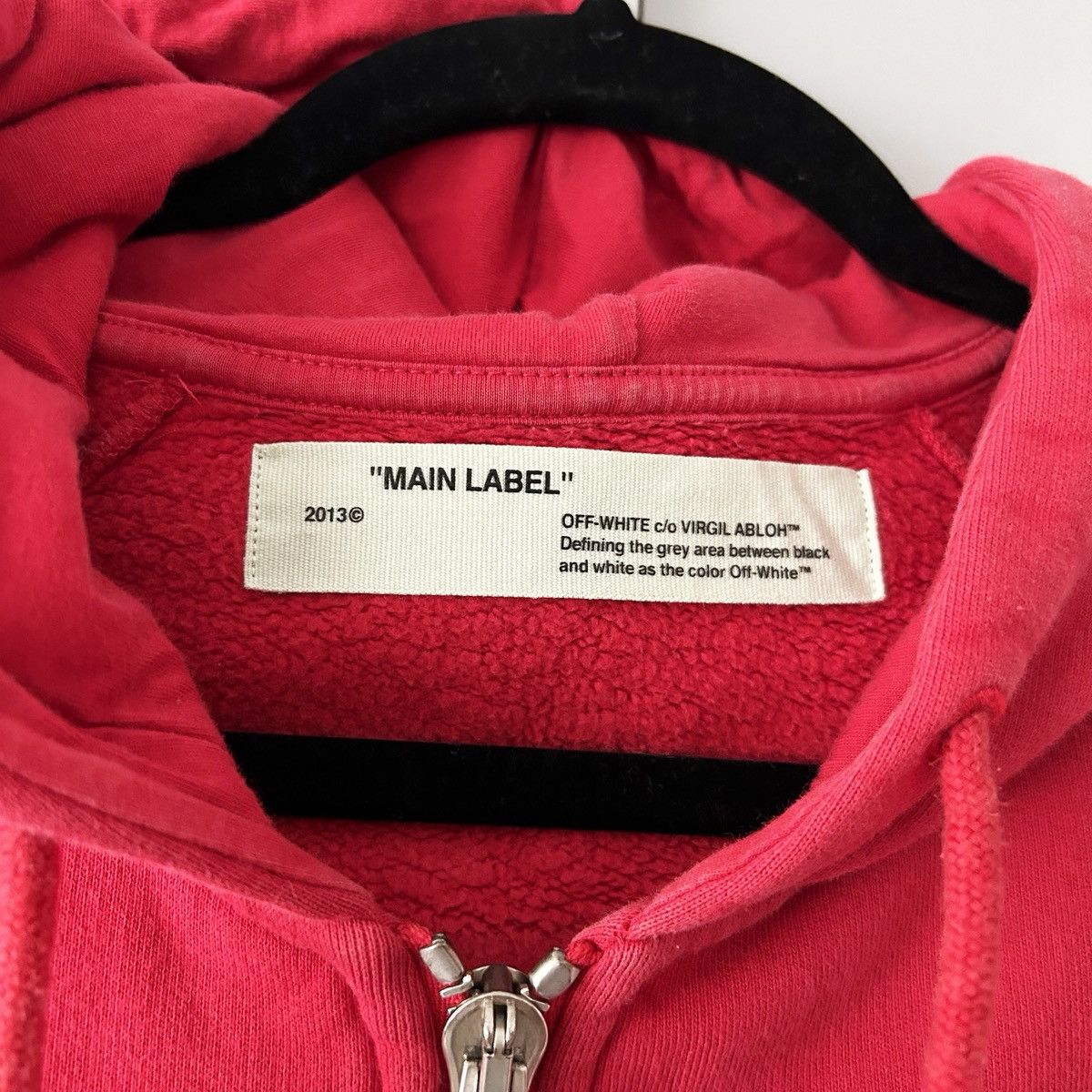 Off-White Off White hoodie global warning red Size S / US 4 / IT 40 - 6 Thumbnail
