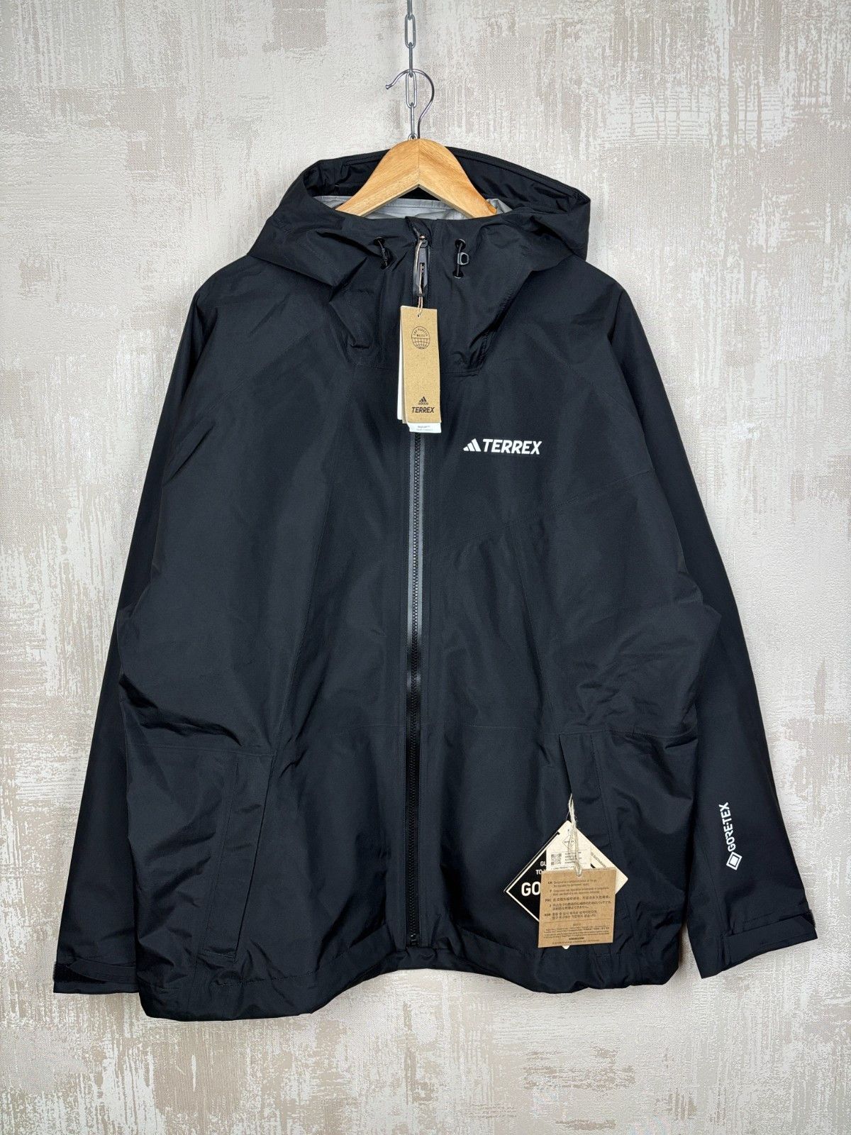 Adidas Adidas Terrex Xperior Gore-Tex Paclite Rain Jacket Size US XXL / EU 58 / 5 - 2 Thumbnail