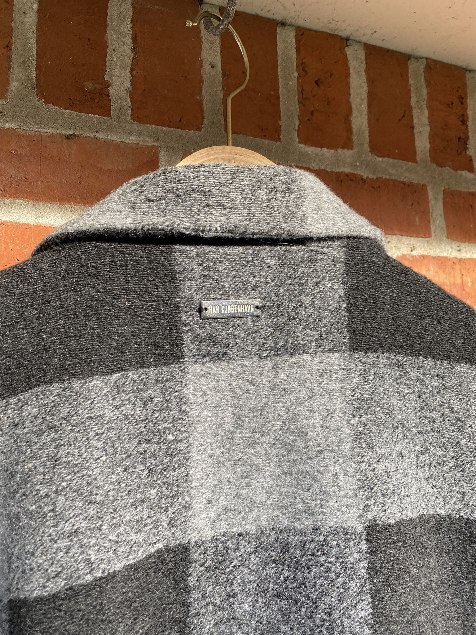 Acne Studios $810 - 50/L - Zip Boxy Jacket - Black/Grey Check Size US L / EU 52-54 / 3 - 22 Thumbnail
