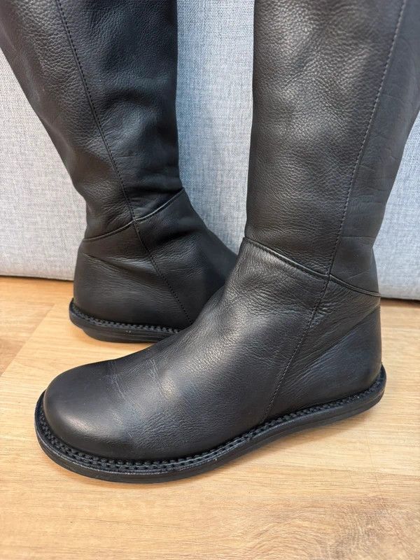 Trippen Trippen Closed Tower Leather high boots black size 38 Size US 8 / IT 38 - 8 Thumbnail