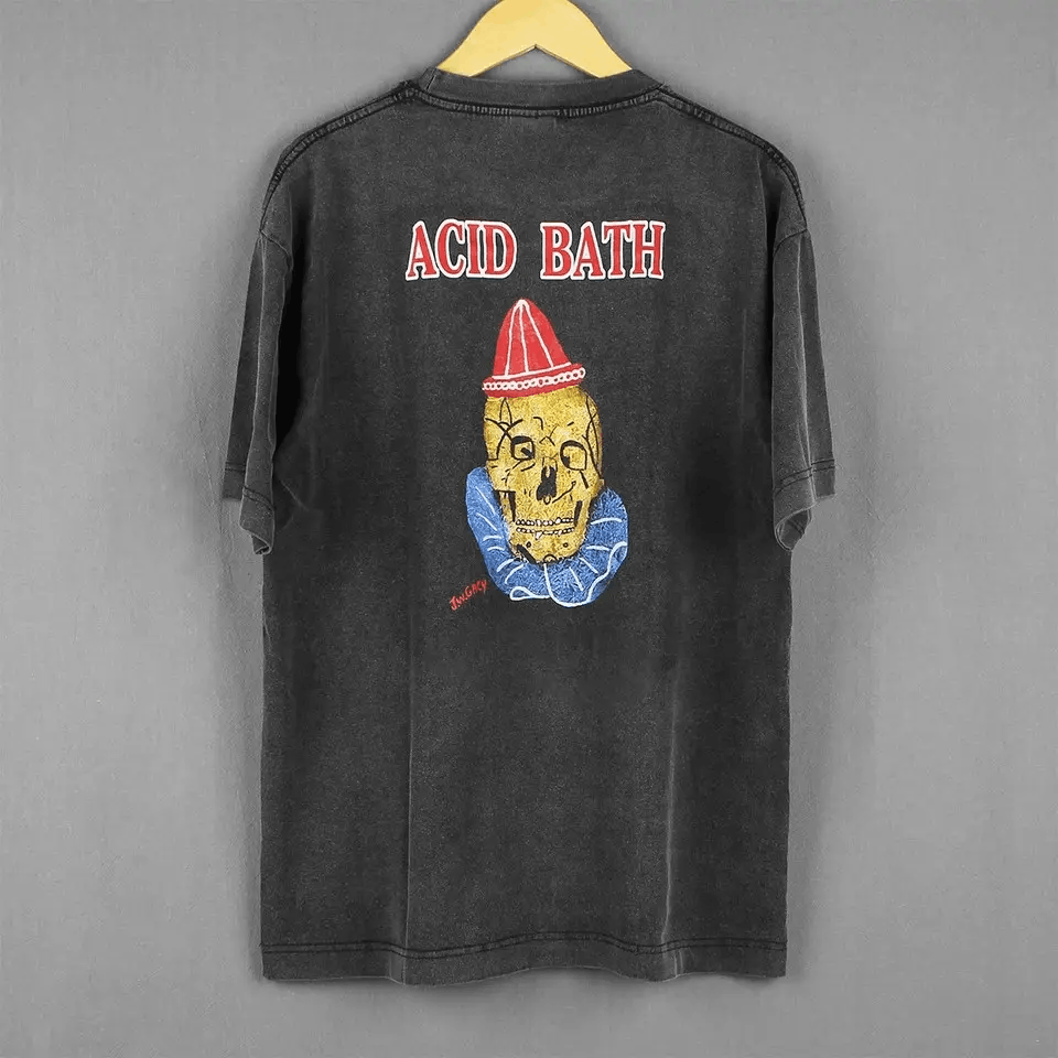 Japanese Brand × Vintage Street Retro Fun Printed Aged Washed Short Sleeve T-Shirt Size US XL / EU 56 / 4 - 1 Thumbnail