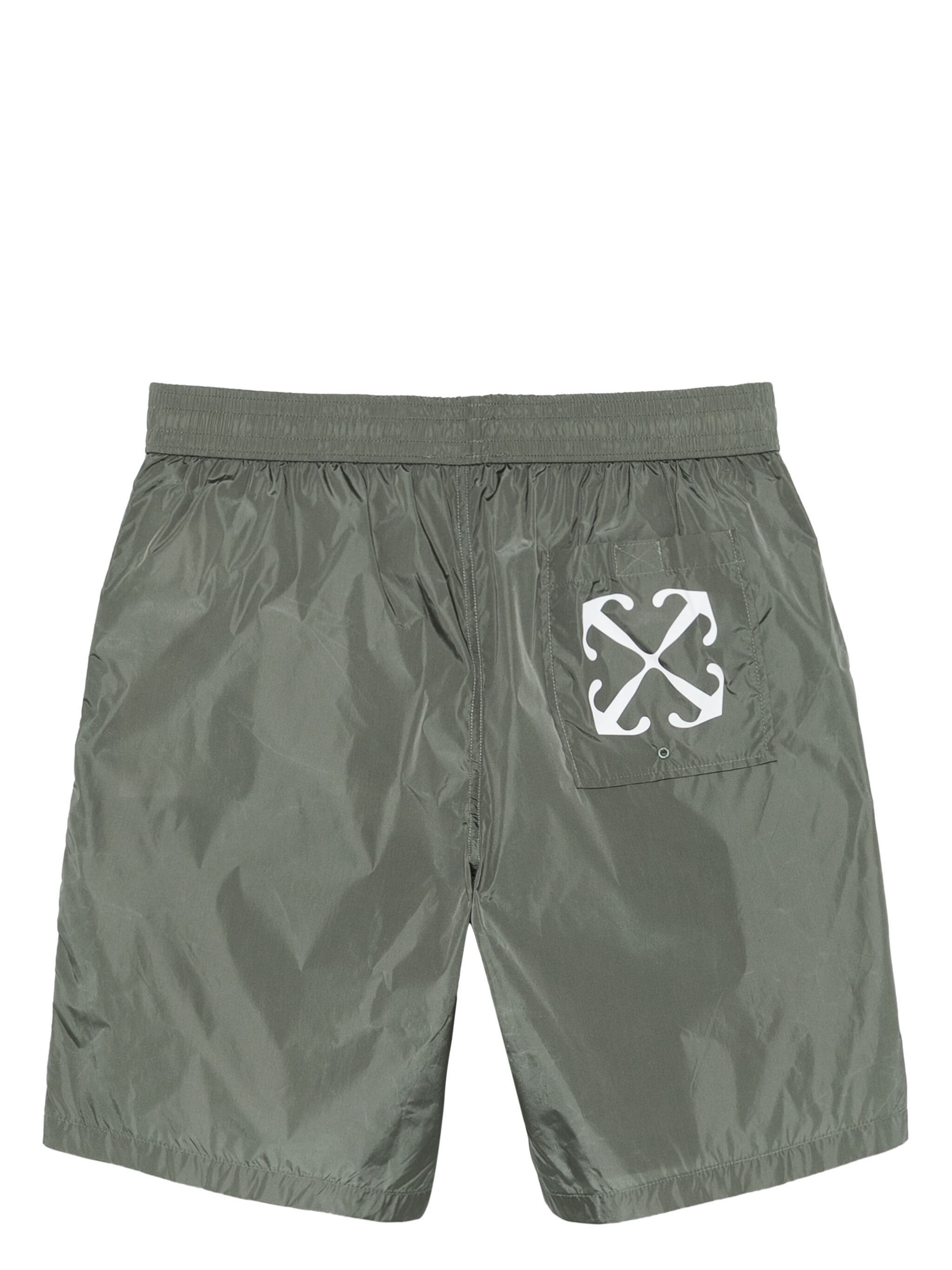 Off-White o1s22i1n1124 Surfer Sea Bermuda Short in Green Size US 34 / EU 50 - 2 Thumbnail