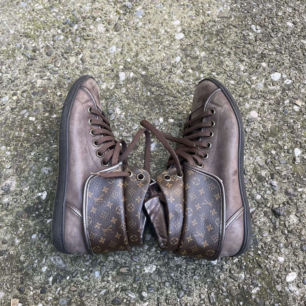 Designer × Louis Vuitton Louis vuitton high top sneakers Size US 8 / IT 38 - 6 Thumbnail