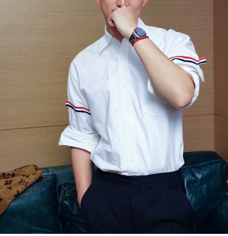 Thom Browne Thom Browne size2 Classic white shirt Size US M / EU 48-50 / 2 - 2 Thumbnail