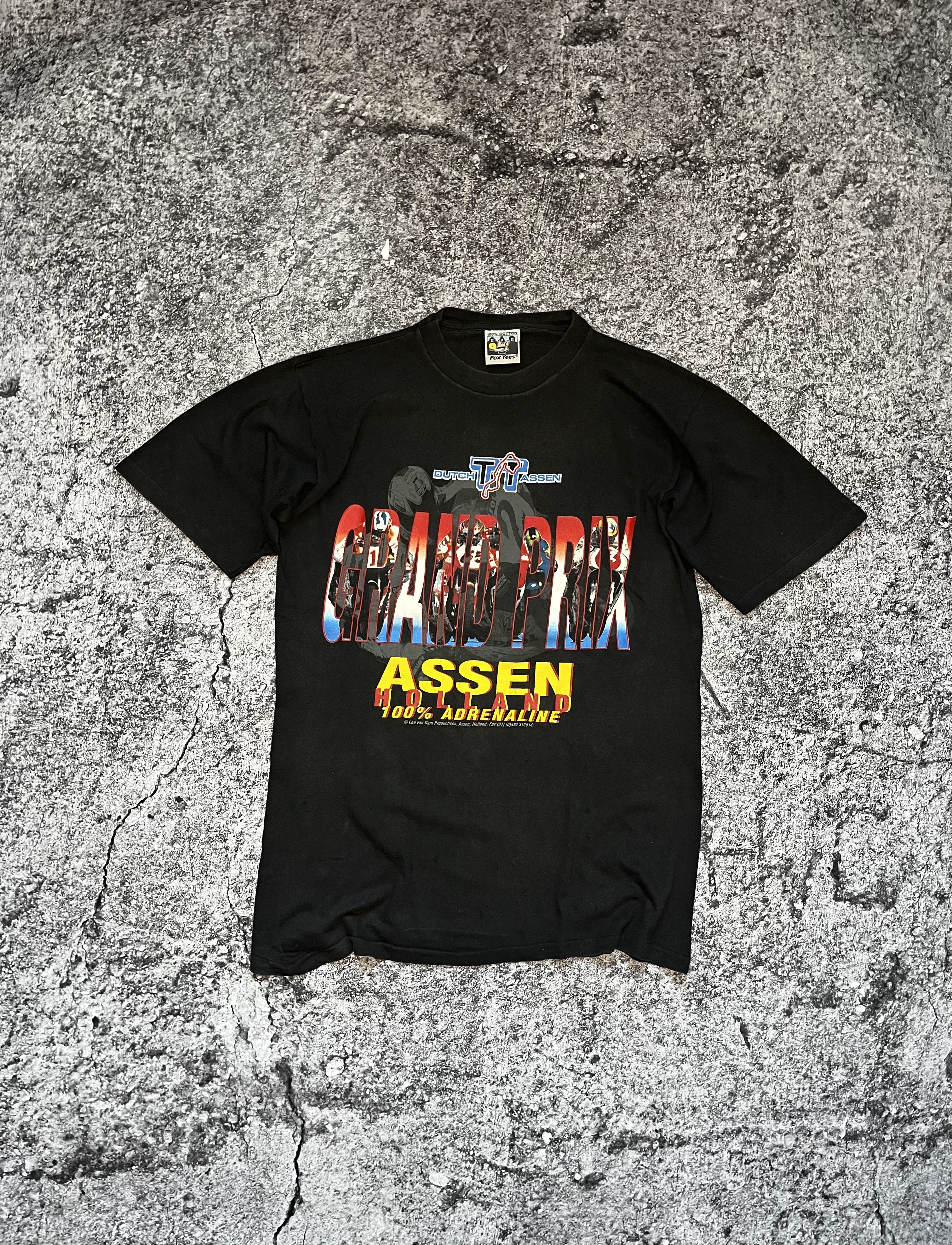Vintage Vintage tee racing Grand Prix Assen Dutch moto fox Size US L / EU 52-54 / 3 - 1 Thumbnail