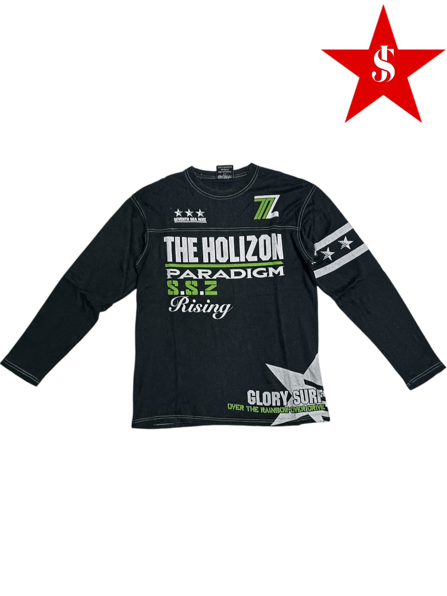 Vintage Vintage Long Sleeve Full Print T-shirt "Glory Surf" Size US L / EU 52-54 / 3 - 1 Thumbnail