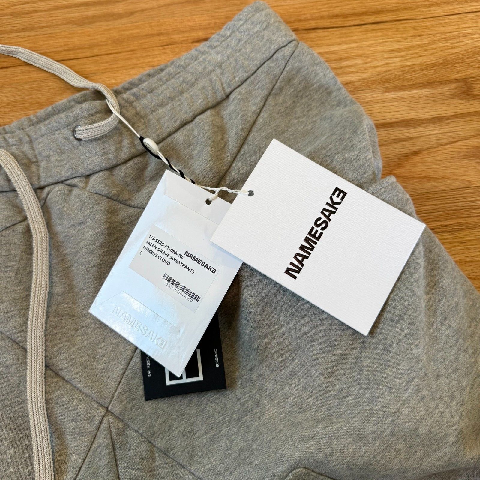 NAMESAKE NAMESAKE Jalen Drape Sweatpants In Gray Large Size US 34 / EU 50 - 9 Thumbnail
