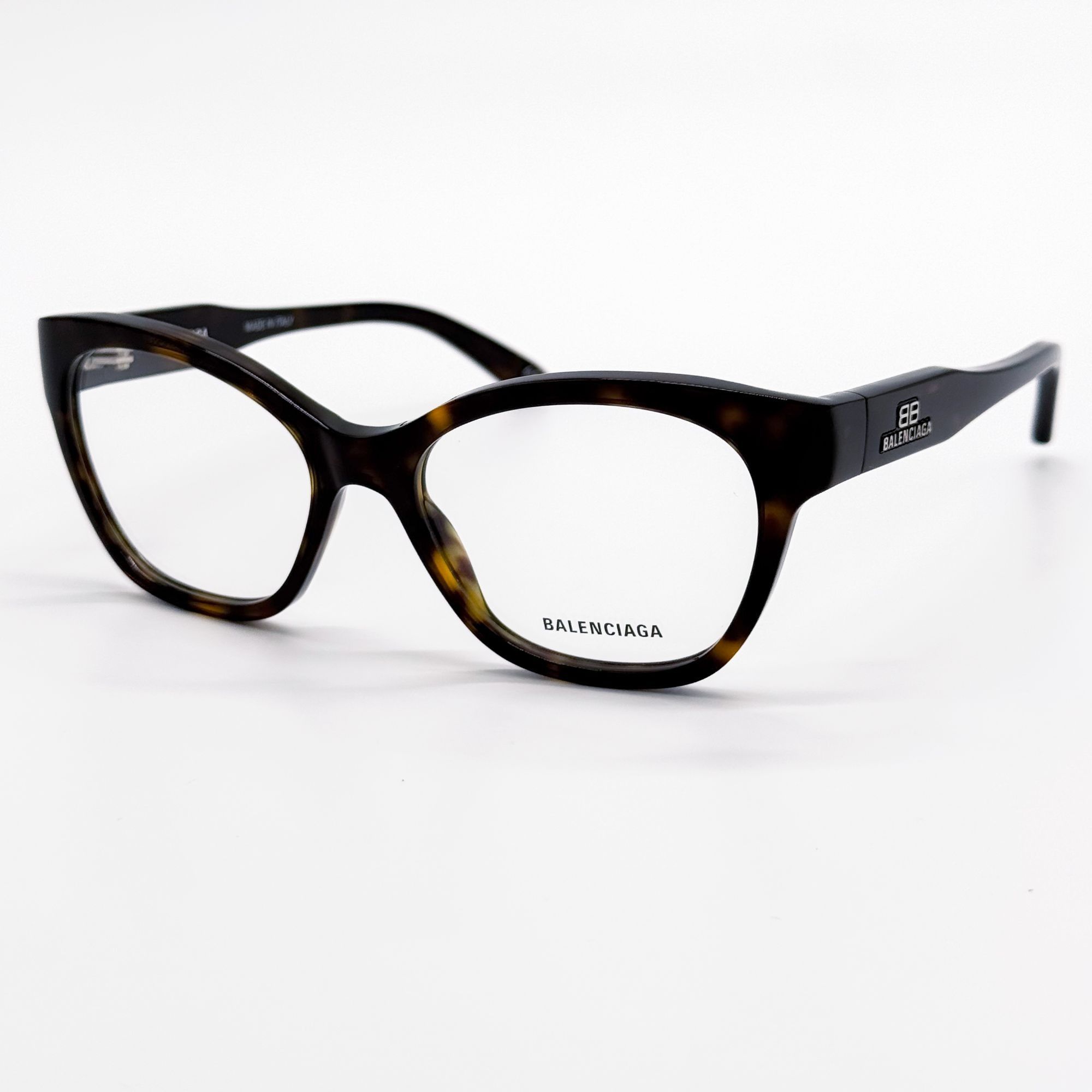 Balenciaga NEW BALENCIAGA EYEGLASSES BB0213O 002 ROUND HAVANA WOMEN EYE Size ONE SIZE - 4 Thumbnail