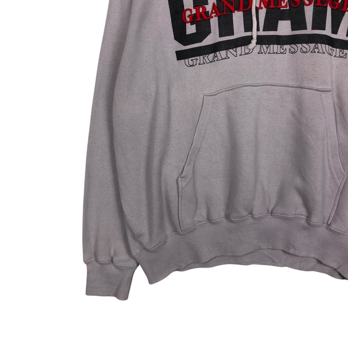 Japanese Brand 📌Vintage Hoodie Pull Over Grand Messege Spell Out Big Logo Size US L / EU 52-54 / 3 - 5 Thumbnail