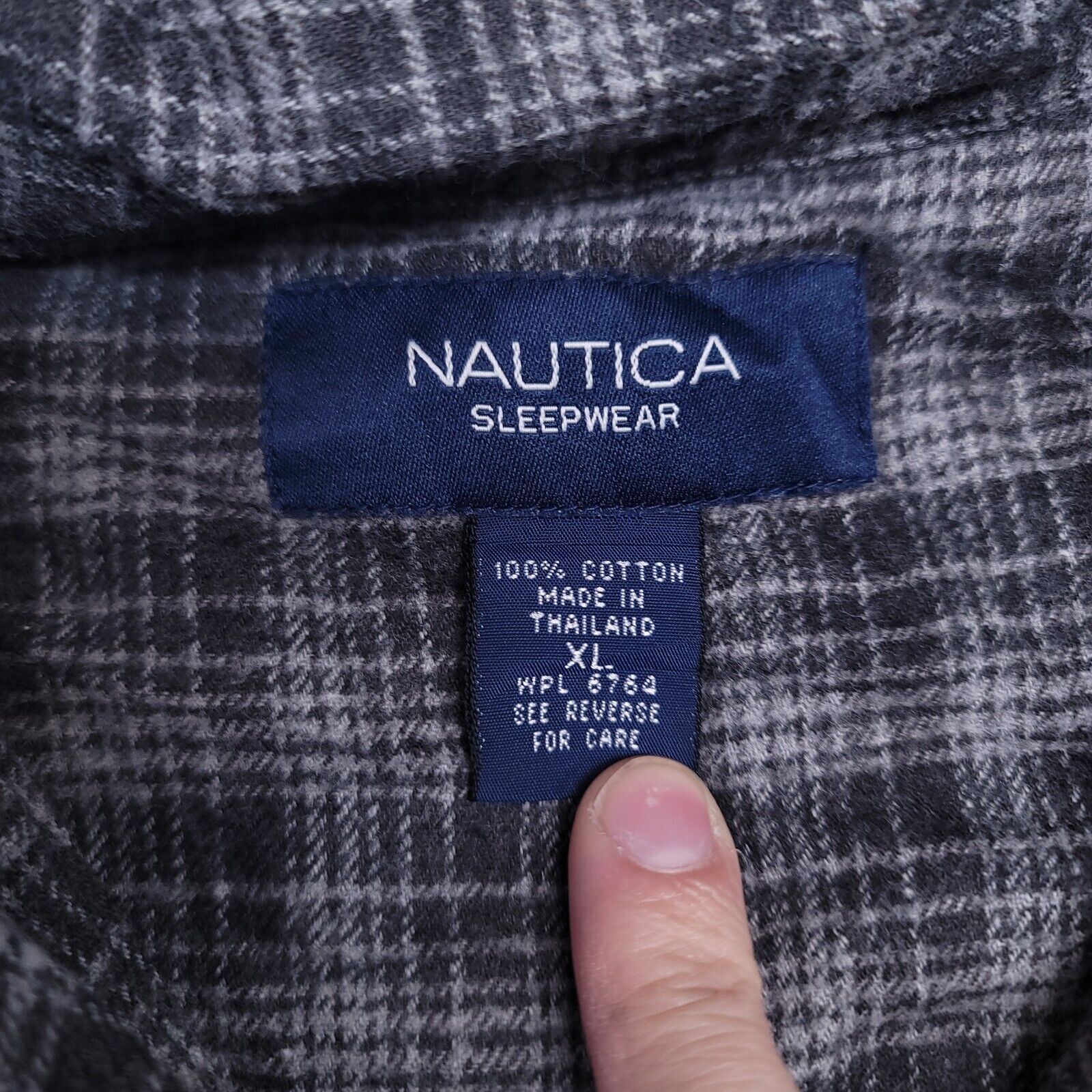 Nautica Nautica Sleepwear Pajama Shirt Adult Men Size Extra Large XL Size ONE SIZE - 3 Thumbnail