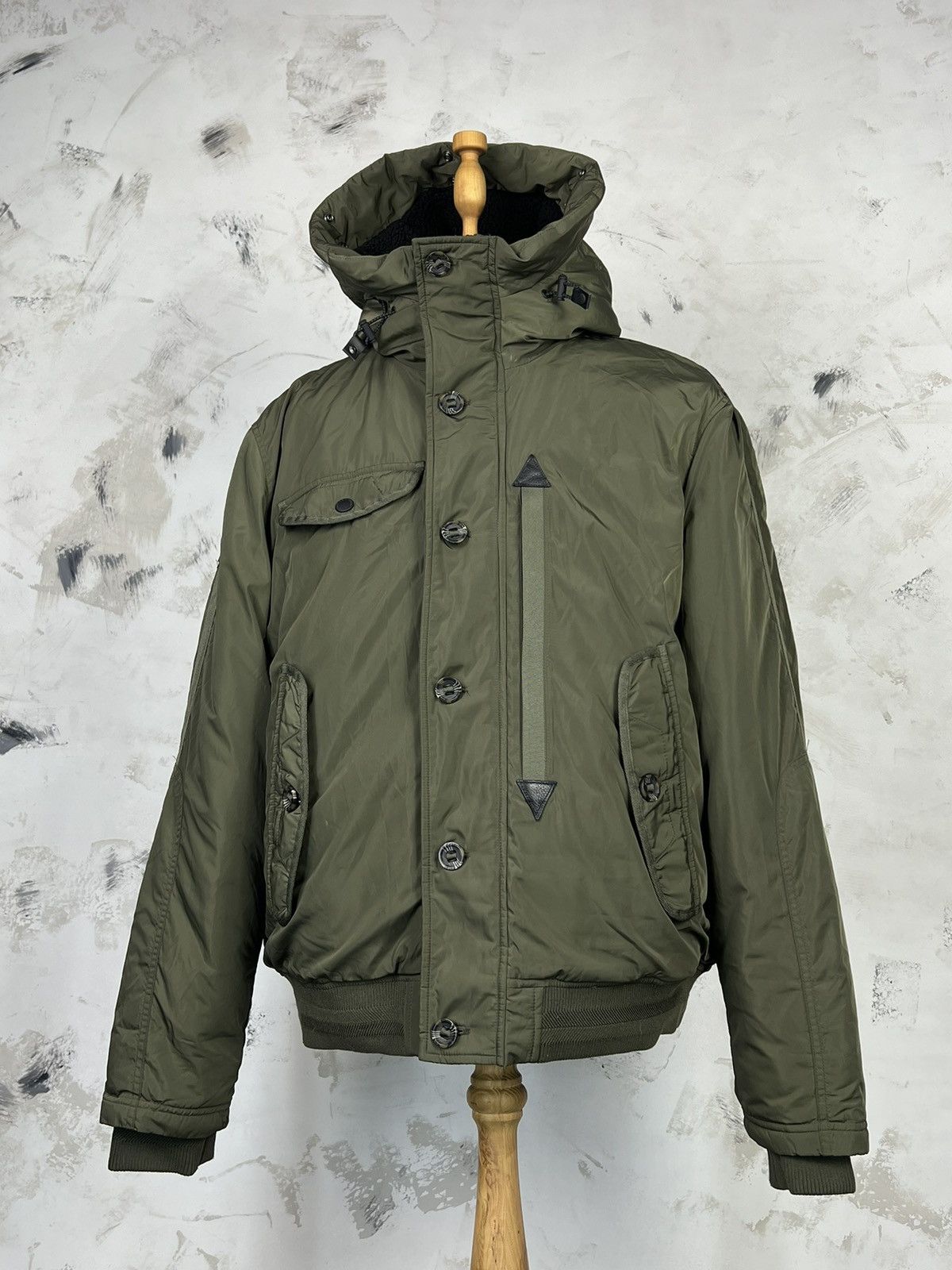 Superdry Vintage Superdry Hooded Bomber Down Jacket Size XXL - XXXL Size US XXL / EU 58 / 5 - 2 Thumbnail