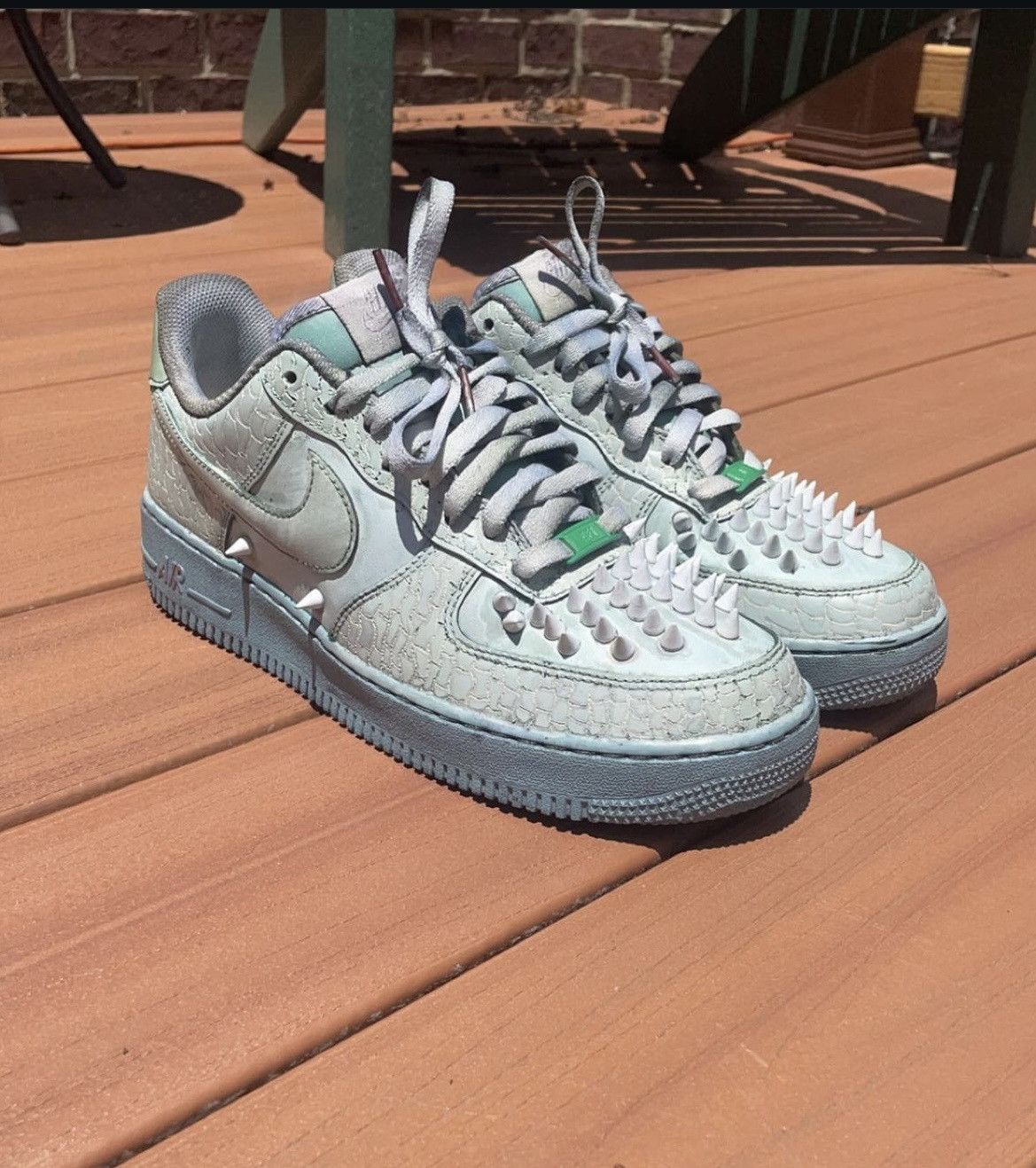 Nike Custom Alligator Nike Airforce 1 Size 9.5 Size US 9.5 / EU 42-43 - 2 Thumbnail