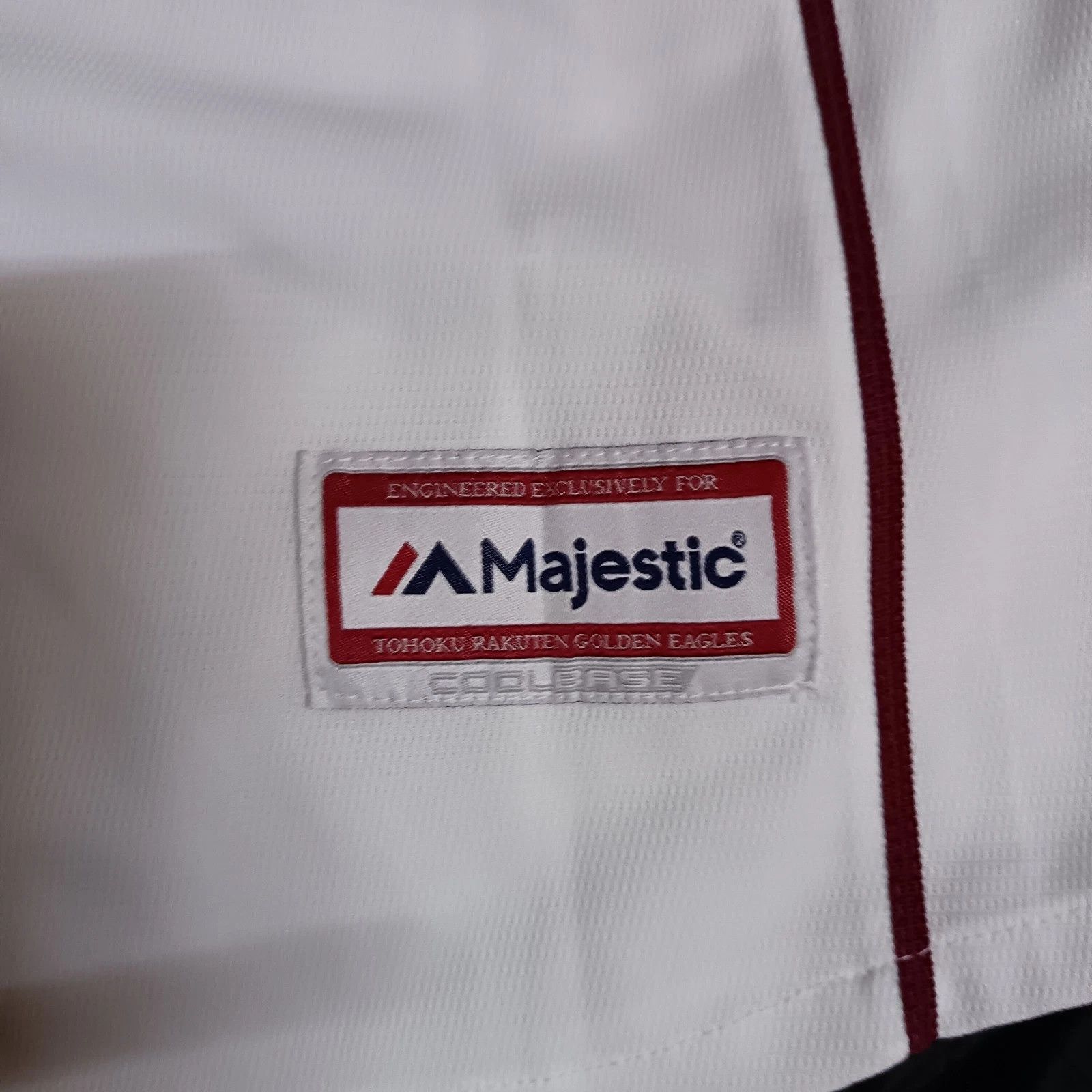 Majestic Rakuten Eagles Eigoro Mogi NPB Japanese Baseball Jersey Size US L / EU 52-54 / 3 - 3 Thumbnail