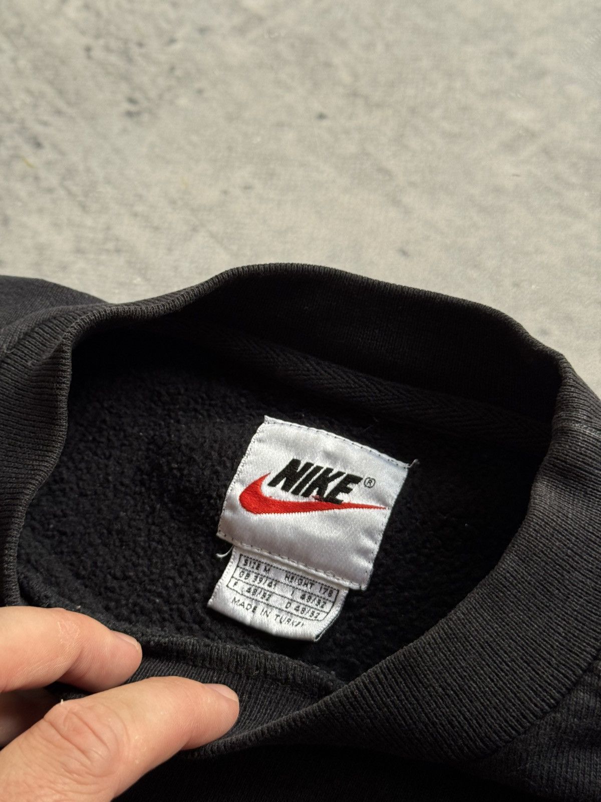 Nike × Vintage Sweatshirt vintage NIKE mini swoosh Size US M / EU 48-50 / 2 - 7 Thumbnail