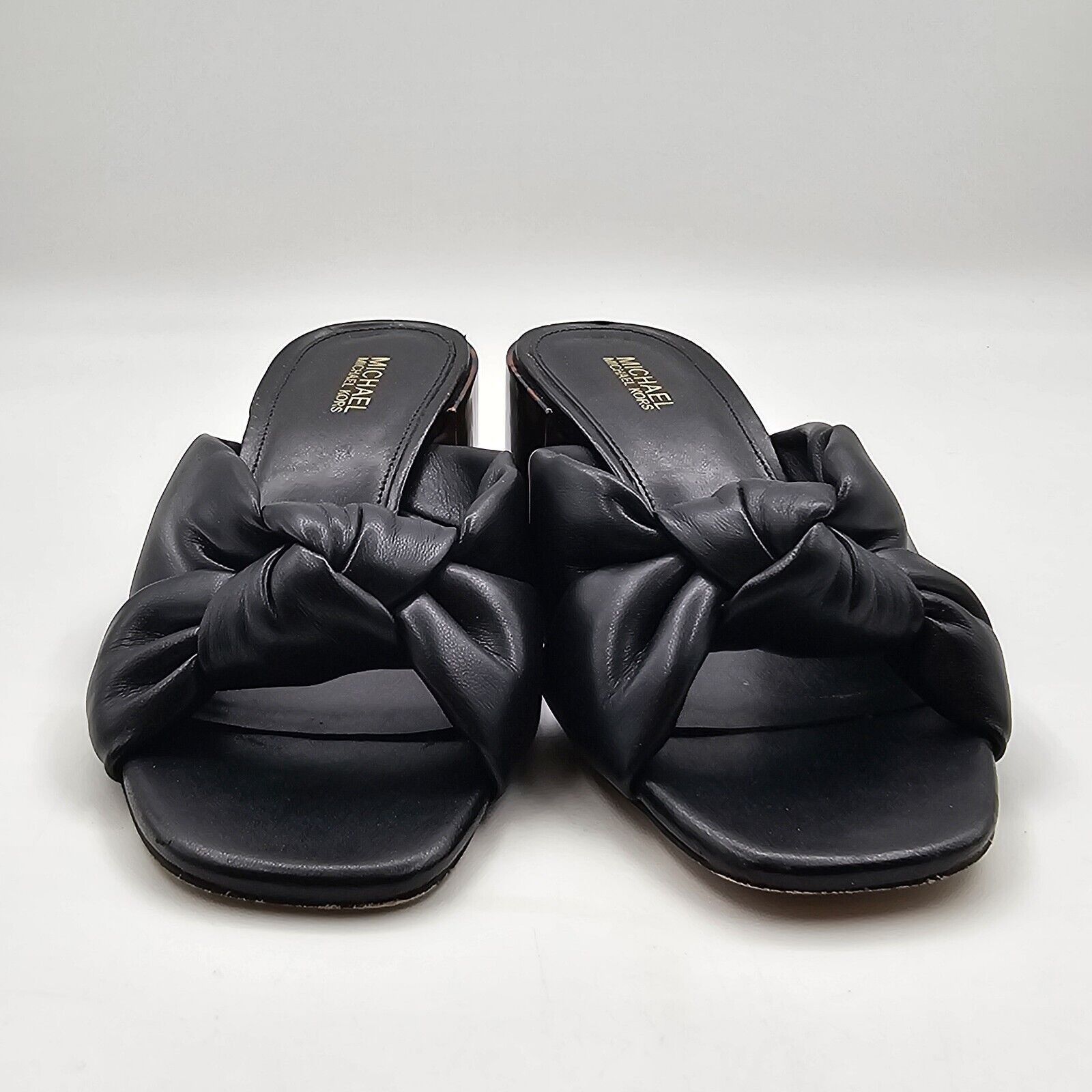 Michael Kors MICHAEL Michael Kors Josie Slip-On Knotted Sandals Block Hee Size US 6 / IT 36 - 4 Thumbnail