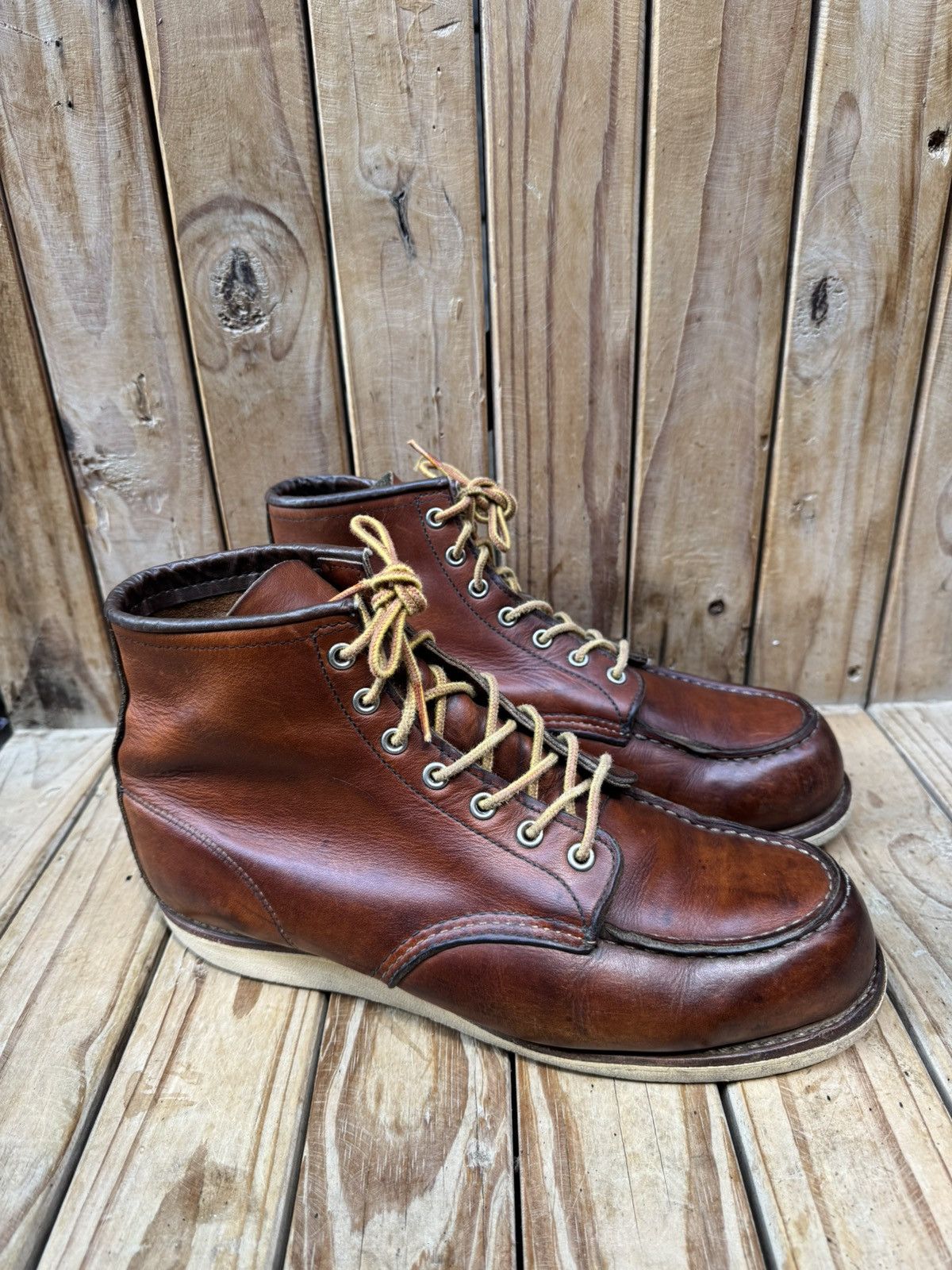 Red Wing Red Wing Heritage 875 Moc Toe Brown Boots USA 9.5 E2 UK 8.5 Size US 9.5 / EU 42-43 - 4 Thumbnail