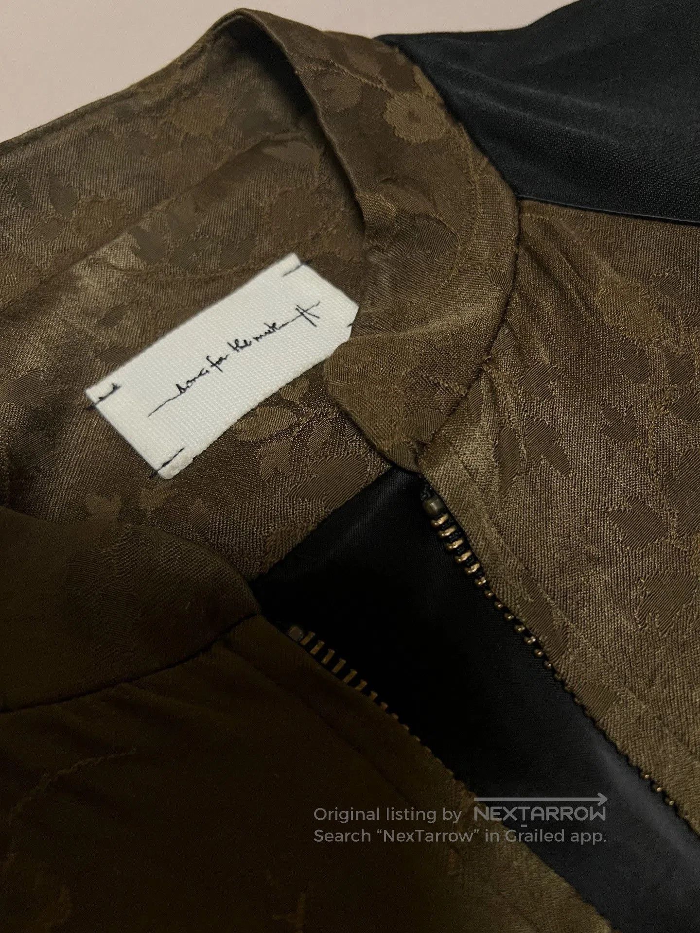 Song For The Mute songforthemute 17SS Gold Jacquard Bomber. Size US S / EU 44-46 / 1 - 6 Thumbnail