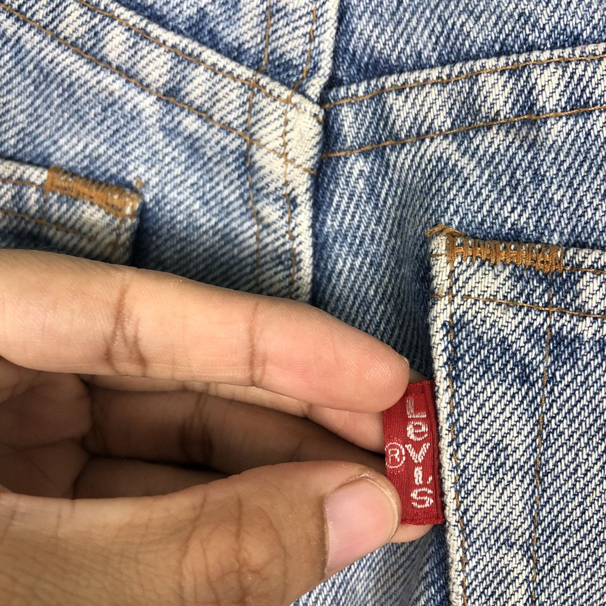 Levi's 🔥90’s Vintage Mini Skirt Levi’s Denim Size 24" / US 00 / IT 34 - 13 Thumbnail