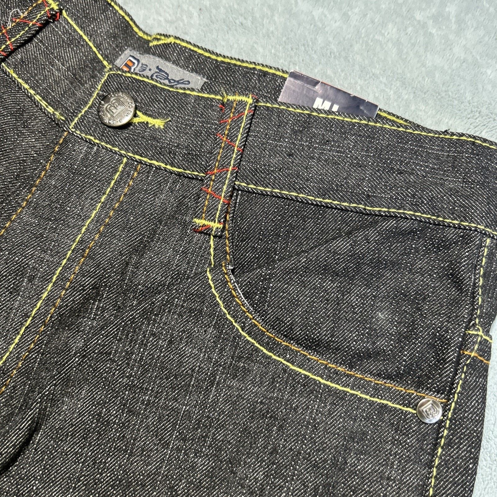 JNCO Beyond Baggy Embroidered Jeans Youth Large 27x20 Loose Wide Size US 27 - 12 Thumbnail