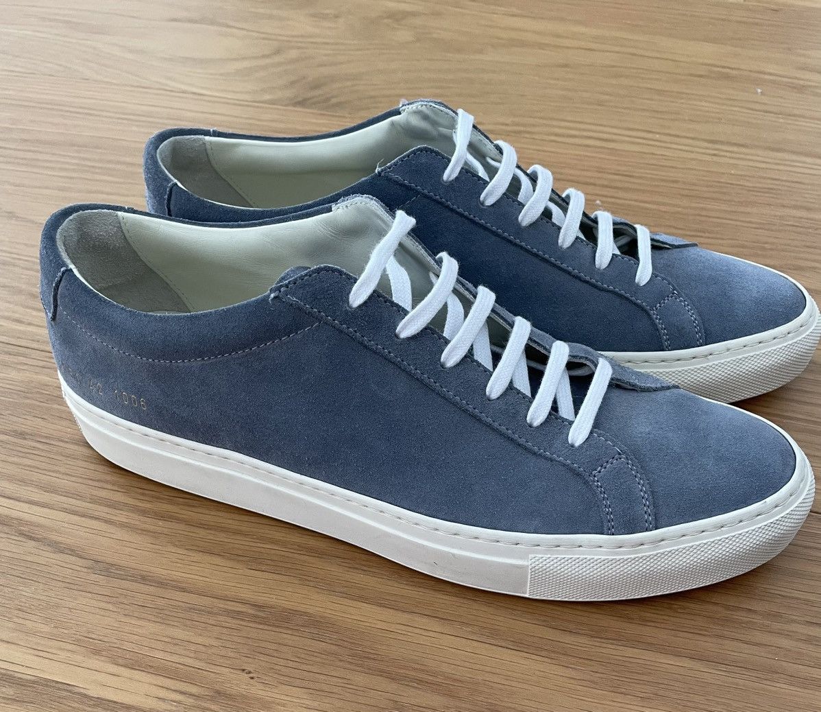 Common Projects Common Projects Achilles suede blue - 42 Size US 9 / EU 42 - 1 Thumbnail