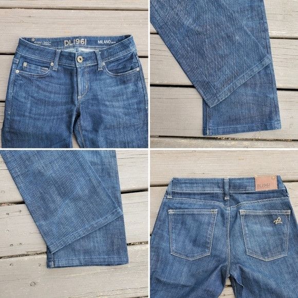 DL1961 DL1961 Milano Boot 1470 Low Rise y2k Medium Wash 4 Way Stret Size 25" / US 0 / IT 36 - 5 Thumbnail