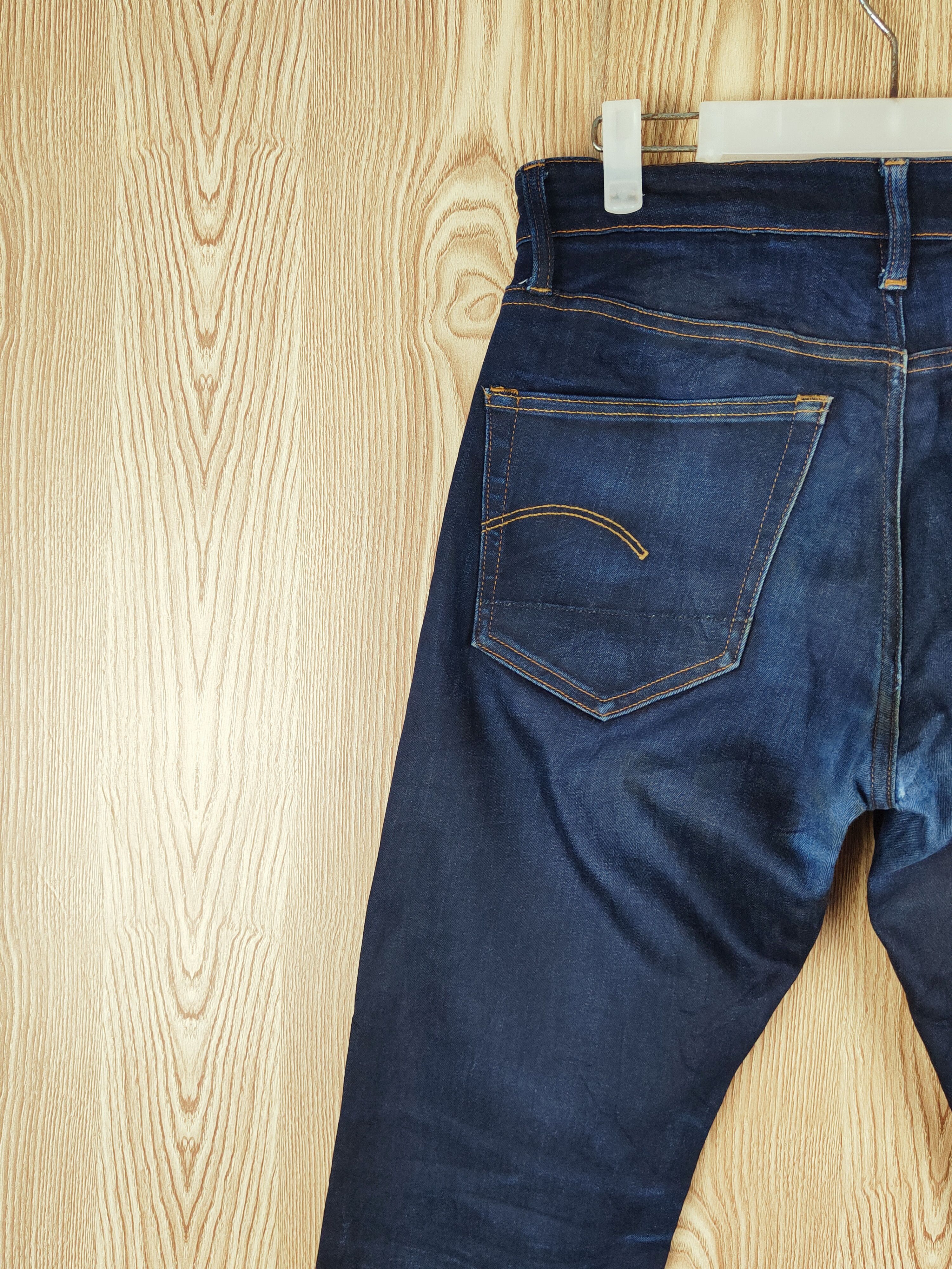 G-Star G-Star Raw Dark Blue Distressed Ripped Jeans #S2705 Size US 30 / EU 46 - 12 Thumbnail