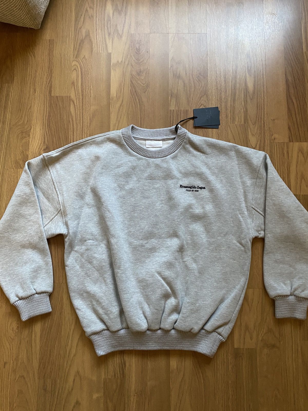 Ermenegildo Zegna FEAR OF GOD X ZEGNA OVERSIZED LOGO SWEAT Ermenegildo Zegna FEAR OF GOD X ZEGNA OVERSIZED LOGO SWEAT