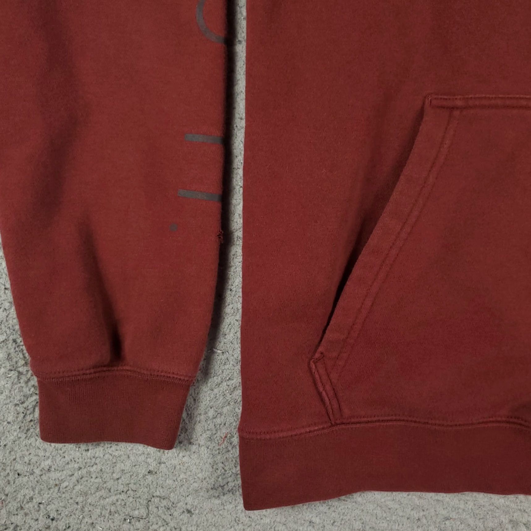 Nike Nike Hoodie Mens Small Red Pullover Sweatshirt S Sweatshirt Casual Hooded Long Sleeve Mock Neck Lace Up Button? Size US S / EU 44-46 / 1 - 3 Thumbnail