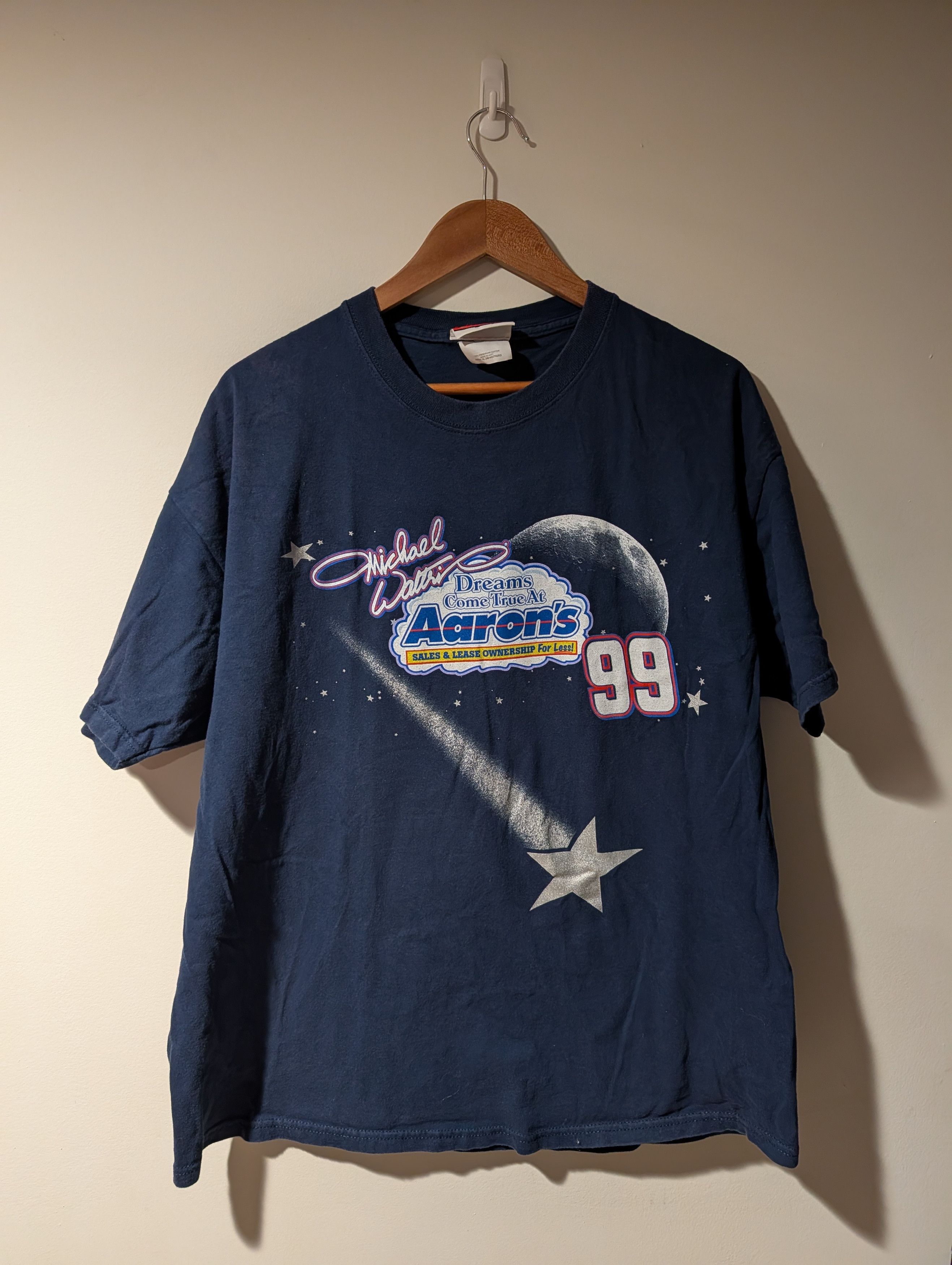 NASCAR Vintage 2003 Michael Waltrip Dream Machine Nascar T-Shirt Size US XL / EU 56 / 4 - 3 Thumbnail