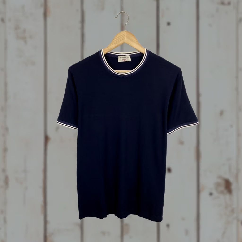 Etro Phil Phetter Luxury T-Shirt Austria Retro Rare Y2K dark blue S/M Mens Shirt Size US S / EU 44-46 / 1 - 1 Thumbnail
