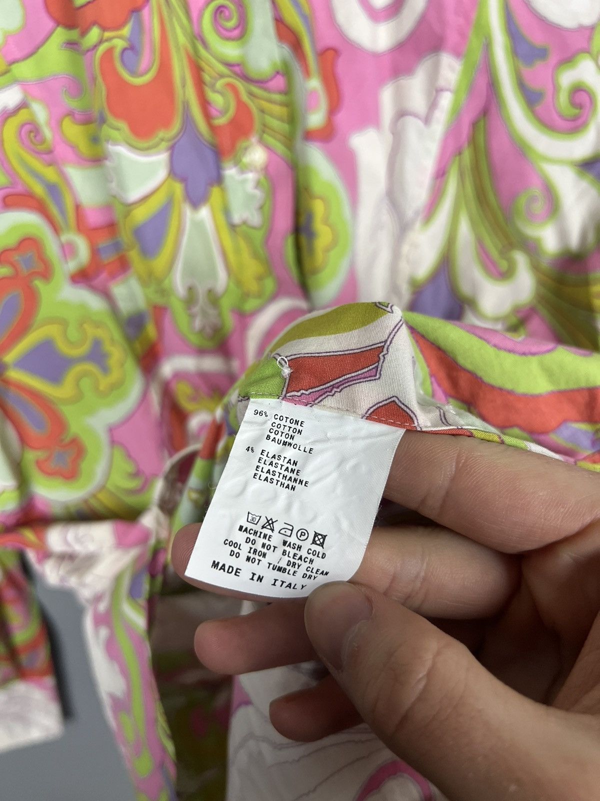 Etro Etro 46 Blouse Shirt Top Neutral Paisley floral print Size L / US 10 / IT 46 - 9 Thumbnail