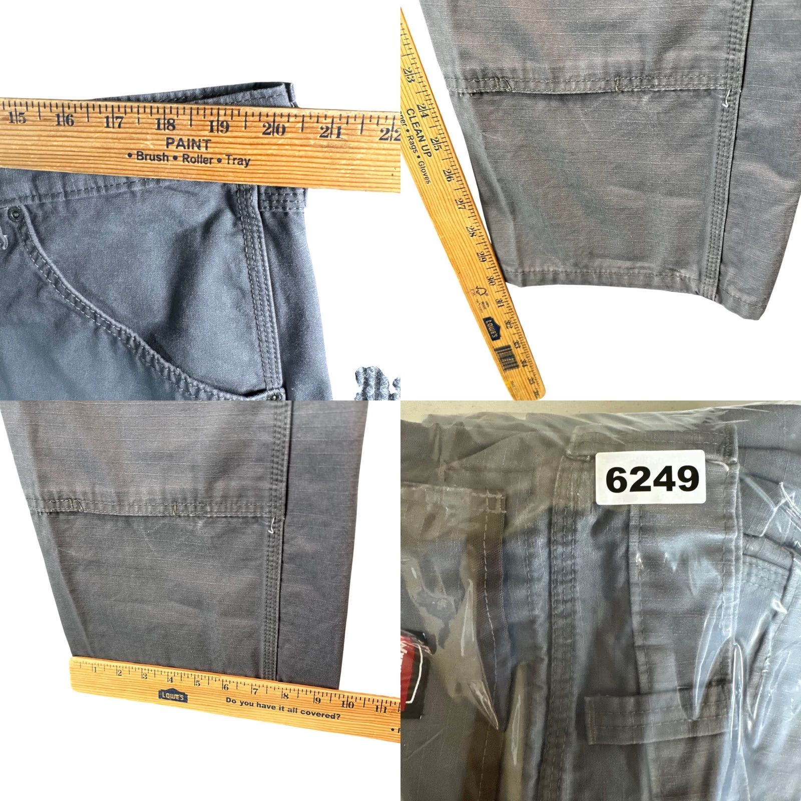 Wrangler Wrangler Workwear Pants Gray Mens 40x30 Utility Cargo Reinforced Cotton Work Size US 40 / EU 56 - 8 Thumbnail