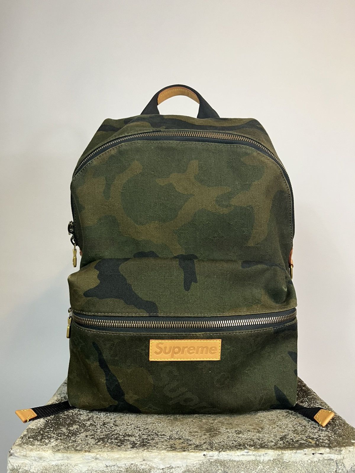 Camo Lv Supreme Backpack Louis Vuitton Supreme 2017 Apollo Camo