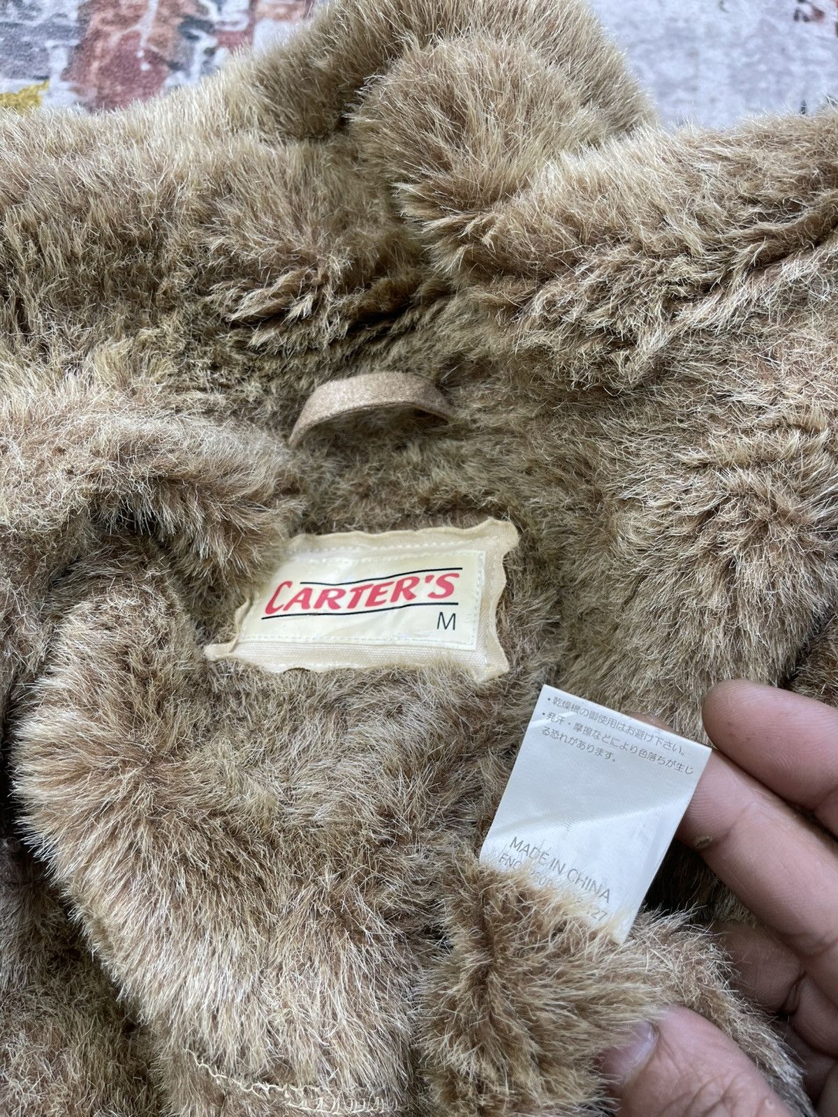 Carter's Vtg Carter’s Acrylic Shearling Bomber Jacket Size US M / EU 48-50 / 2 - 13 Thumbnail