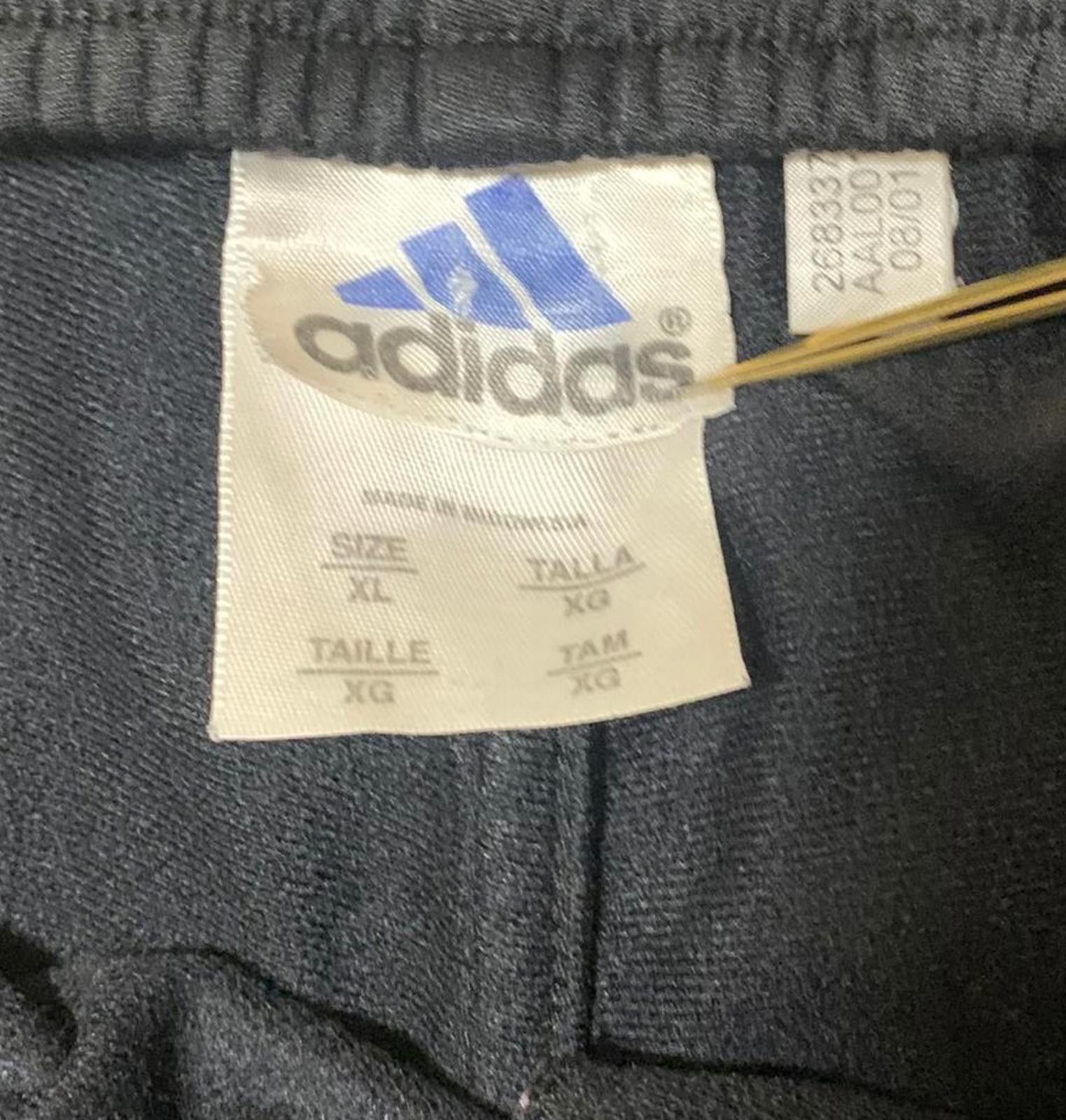 Adidas Vintage 90s Adidas Men's XL Black Athletic Pants Red Stripes Size US 36 / EU 52 - 3 Thumbnail