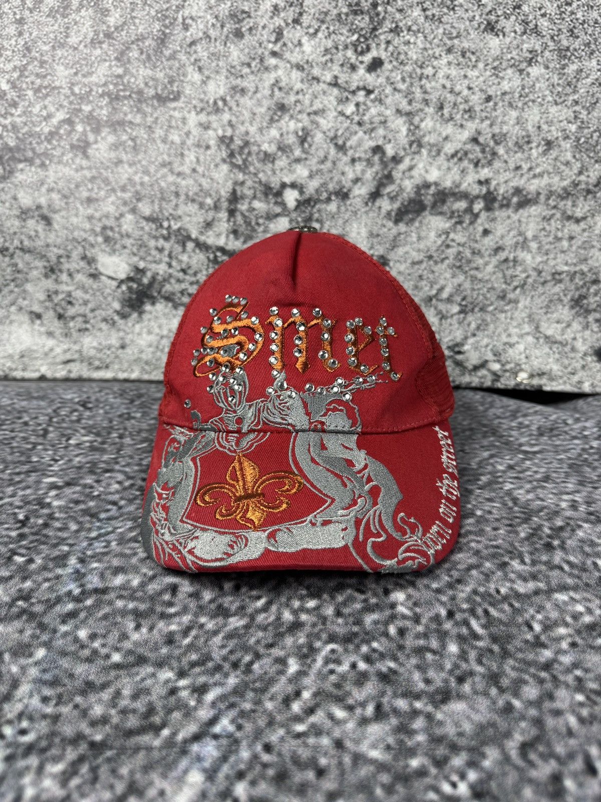 Christian Audigier Men’s Smet by Christian Audigier Baseball Cap Y2K Size 58cm Size ONE SIZE - 2 Thumbnail