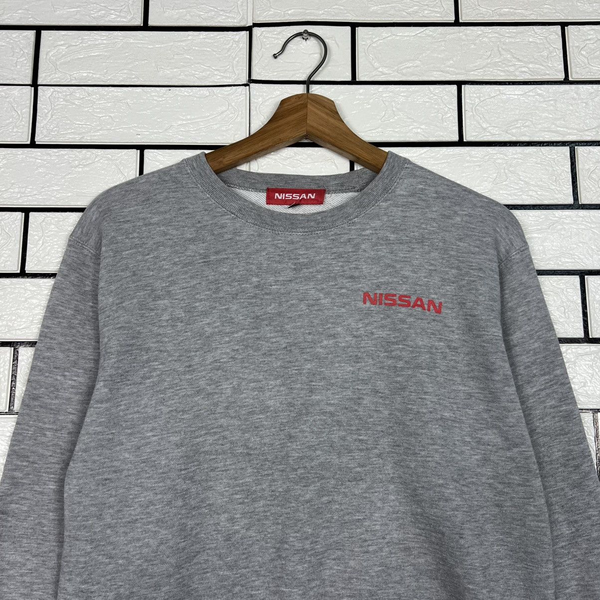 Nissan Vintage NISSAN Small Logo Crewneck Sweatshirt #4068-C185 Size US M / EU 48-50 / 2 - 2 Thumbnail