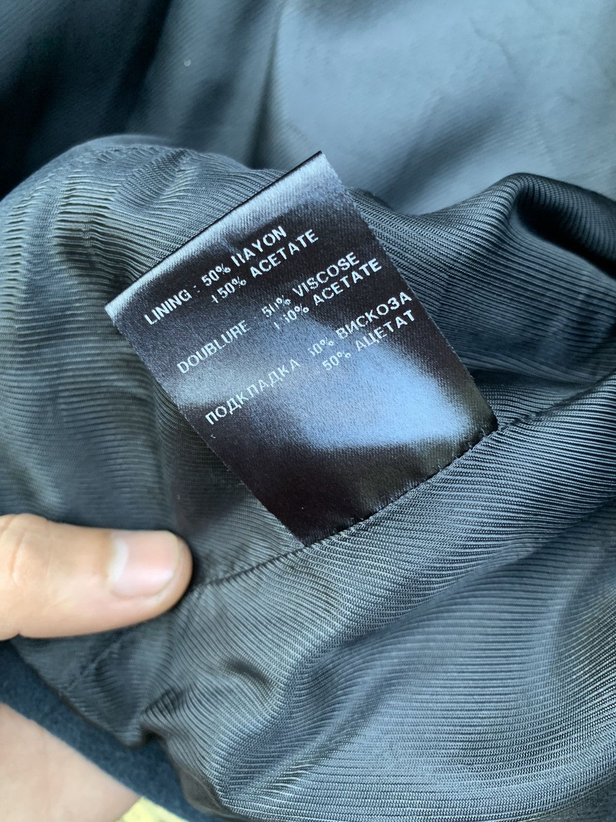 Haider Ackermann × Vintage Haider Ackermann Crop Jacket Size XS / US 0-2 / IT 36-38 - 8 Thumbnail