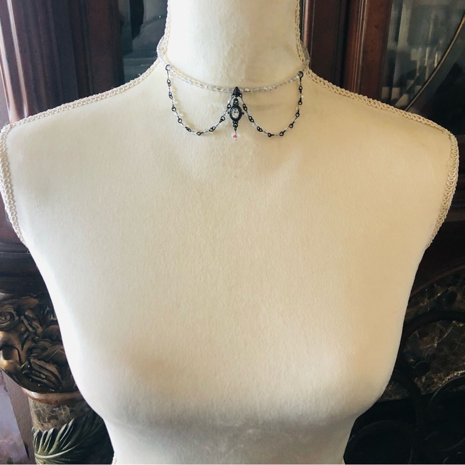 Jewelry Elegant aurora borealis beaded coil necklace Size ONE SIZE - 5 Thumbnail