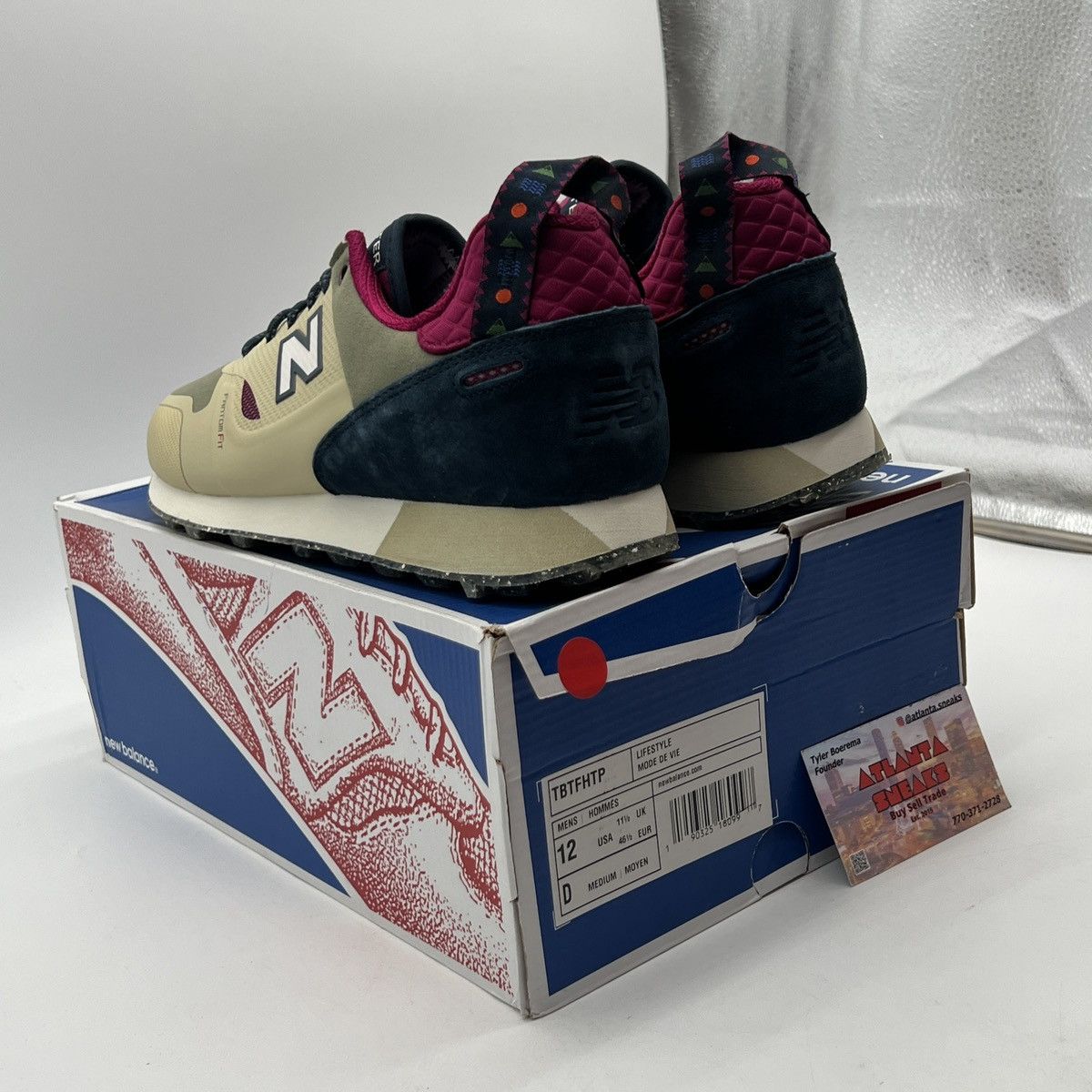 New Balance Trailbuster sand navy Size US 12 / EU 45 - 4 Thumbnail
