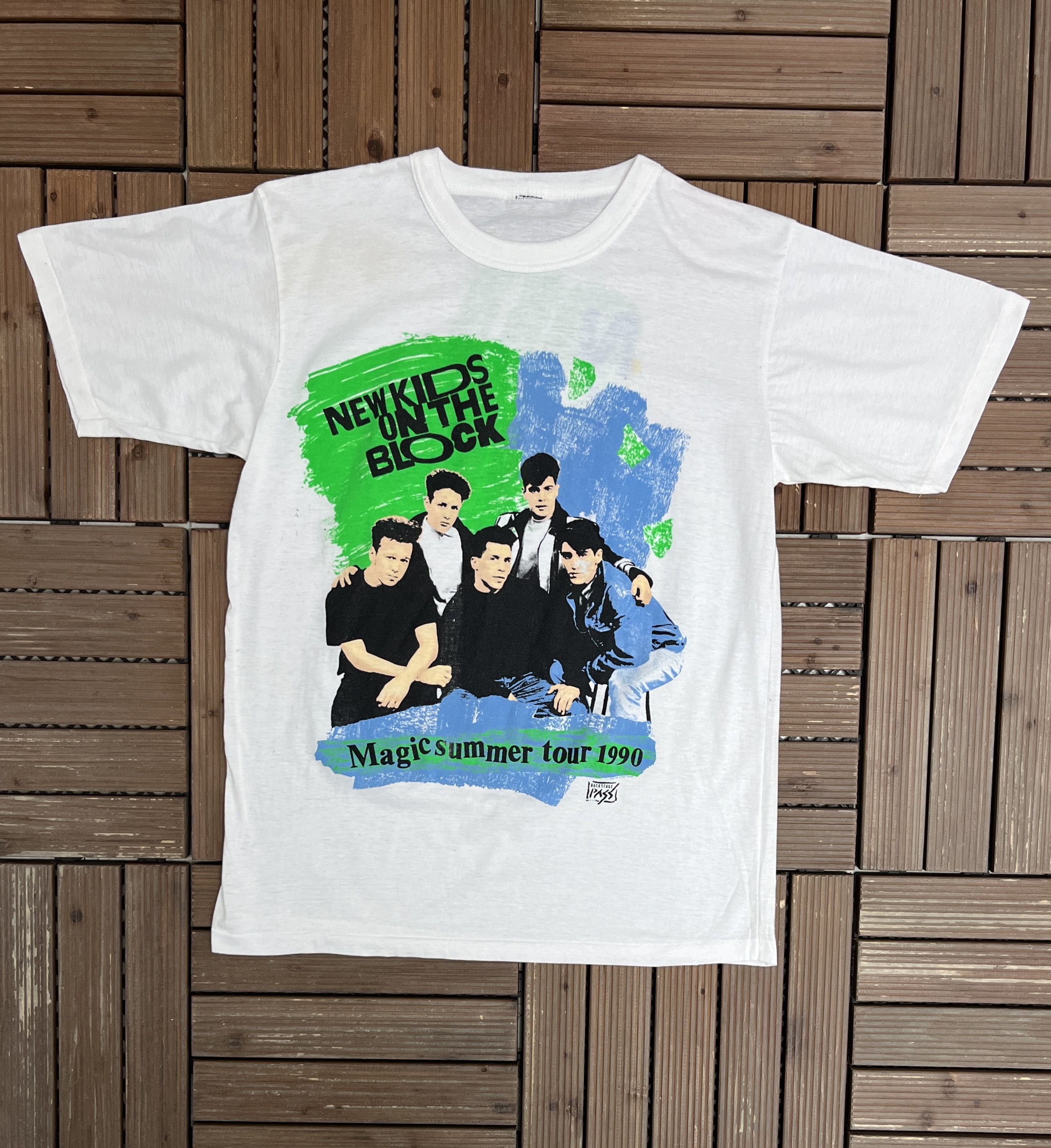 New Kids On The Block Magic Summer Tour 1990 Vintage Tee