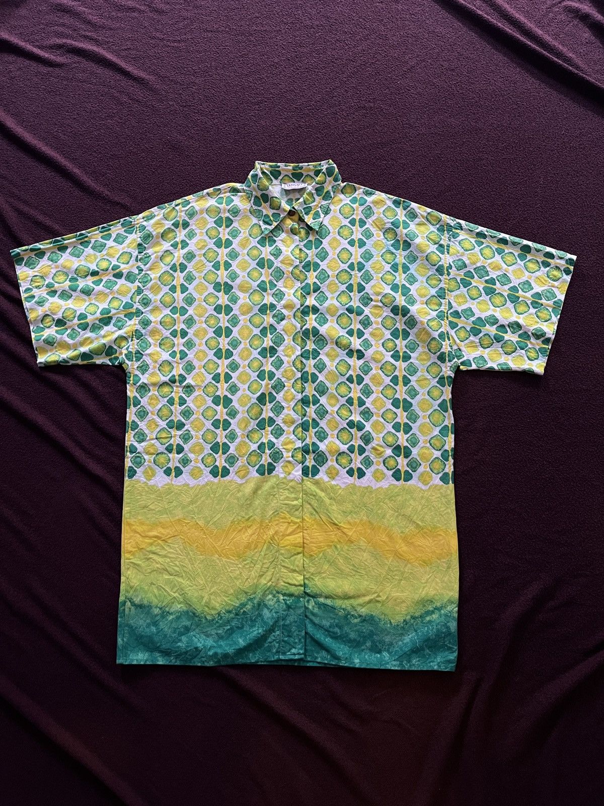 Versus Versace 80s Versace Button Shirt Size US L / EU 52-54 / 3 - 1 Thumbnail