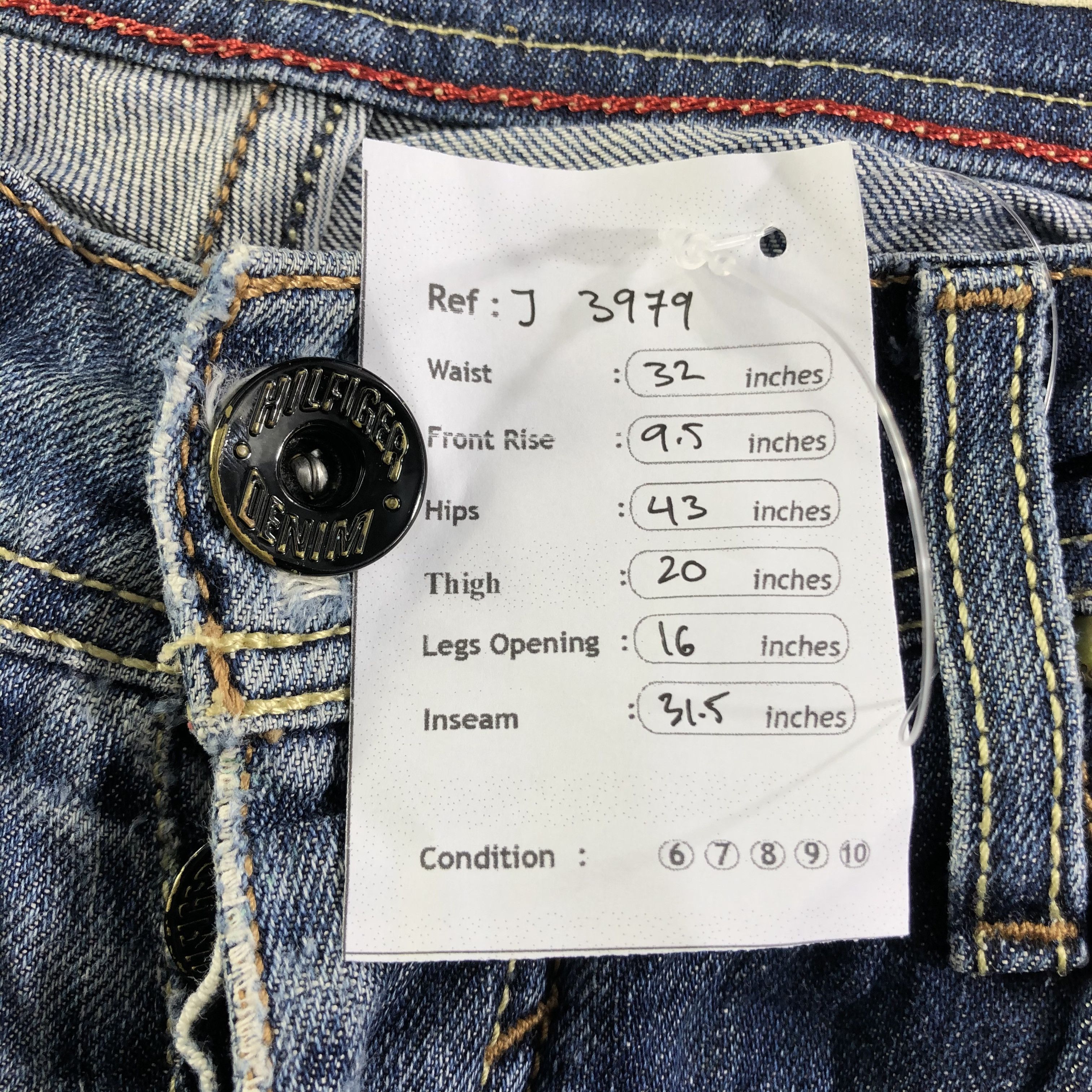 Tommy Hilfiger Vintage Tommy Hilfiger Jeans-J3979 Size US 32 / EU 48 - 12 Thumbnail