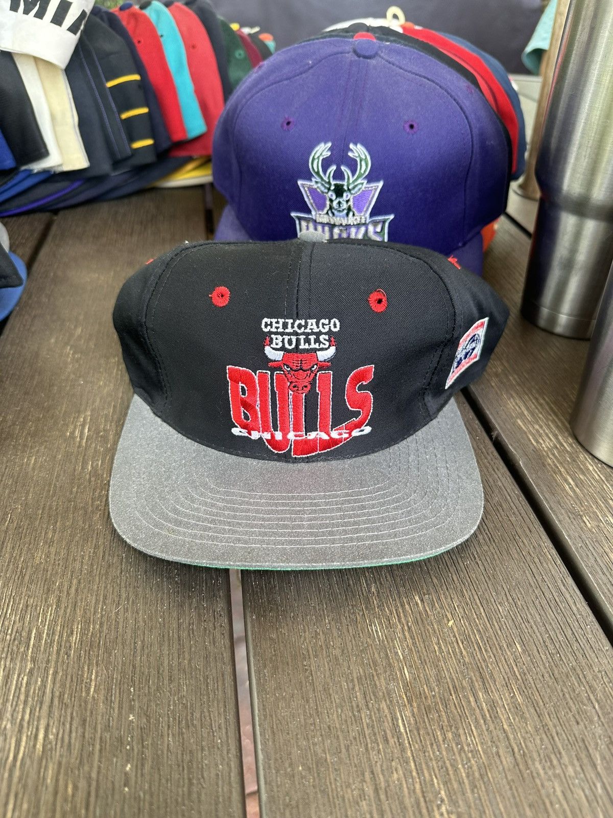 NBA Chicago Bulls vintage 1991 SnapBack Size ONE SIZE - 1 Thumbnail