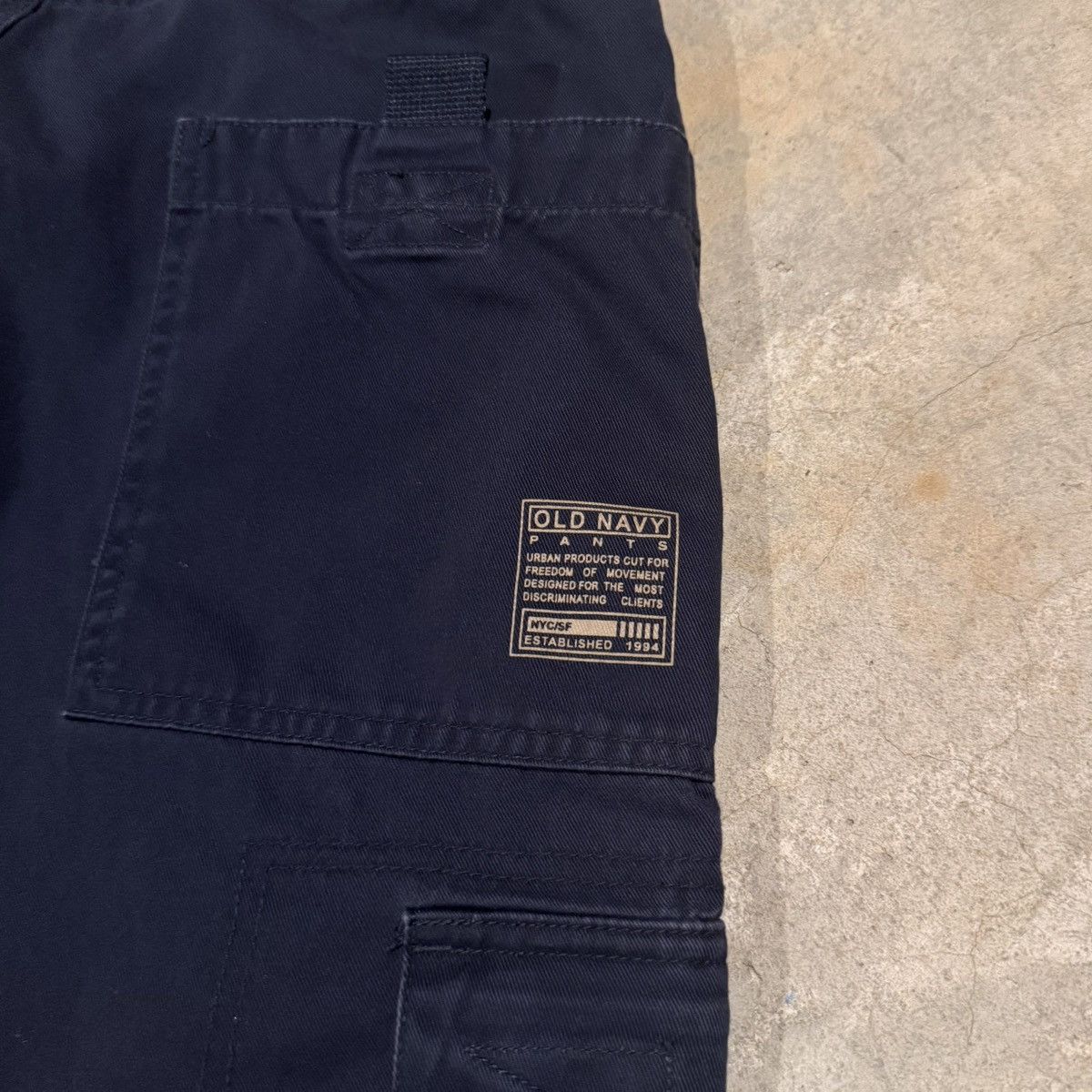 Vintage 2000s Faded Military Cargo Pocket Baggy Jeans ERD Grunge Y2K Size US 30 / EU 46 - 14 Thumbnail