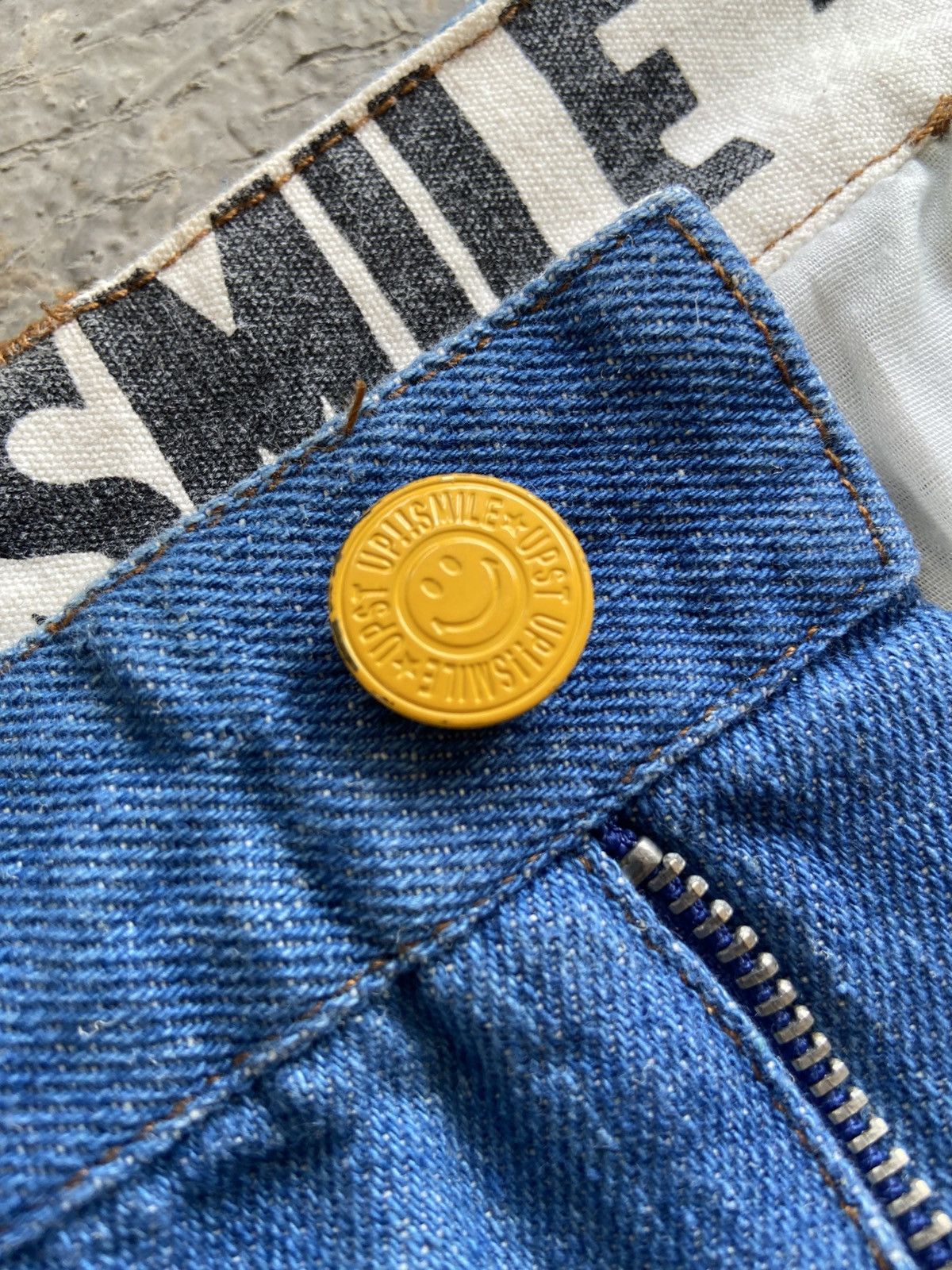 Japanese Brand 2000s Up Smile RHP - Japan Denim Cell Pocket Pants Size 31" - 6 Thumbnail